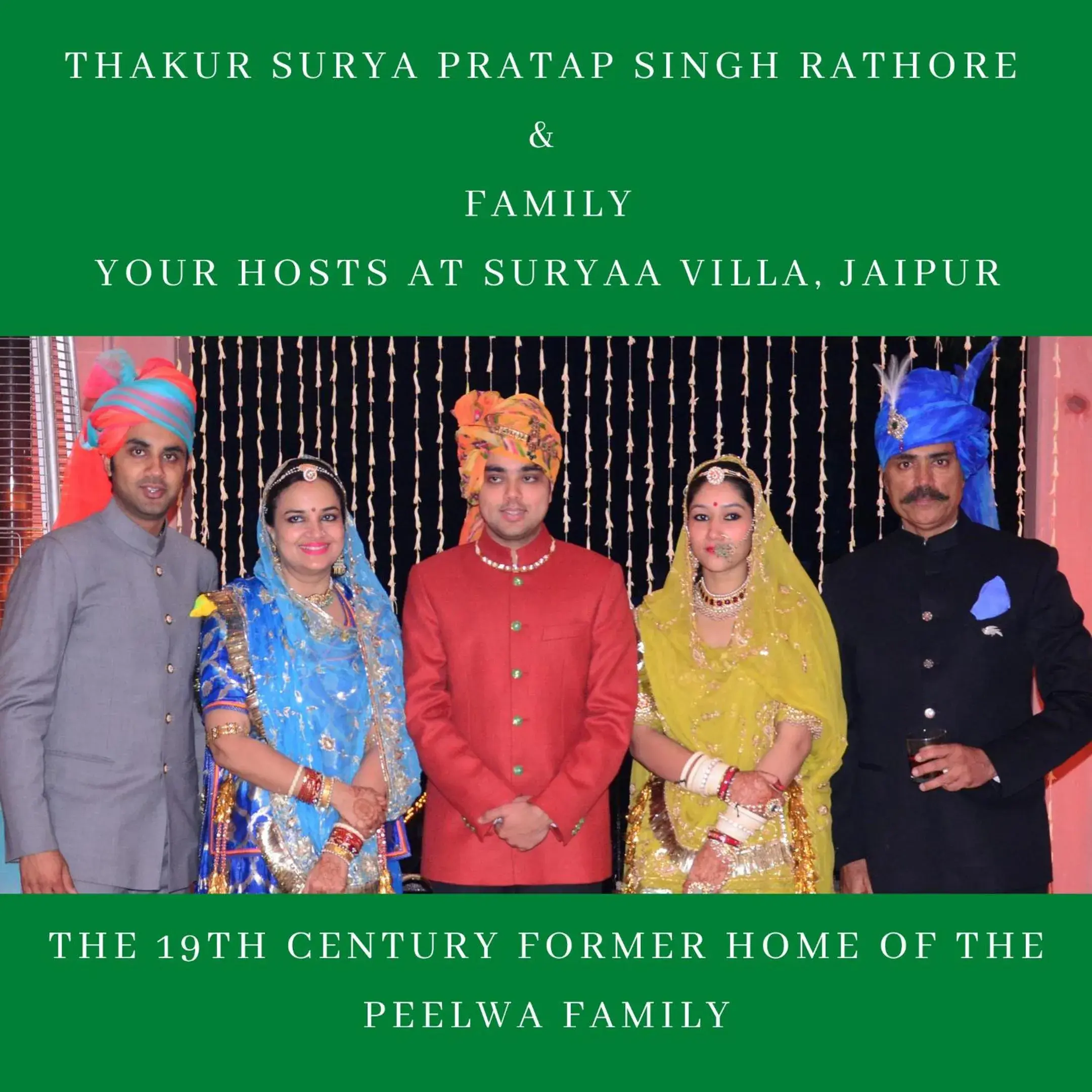 People in Suryaa Villa Jaipur - A Boutique Heritage Haveli