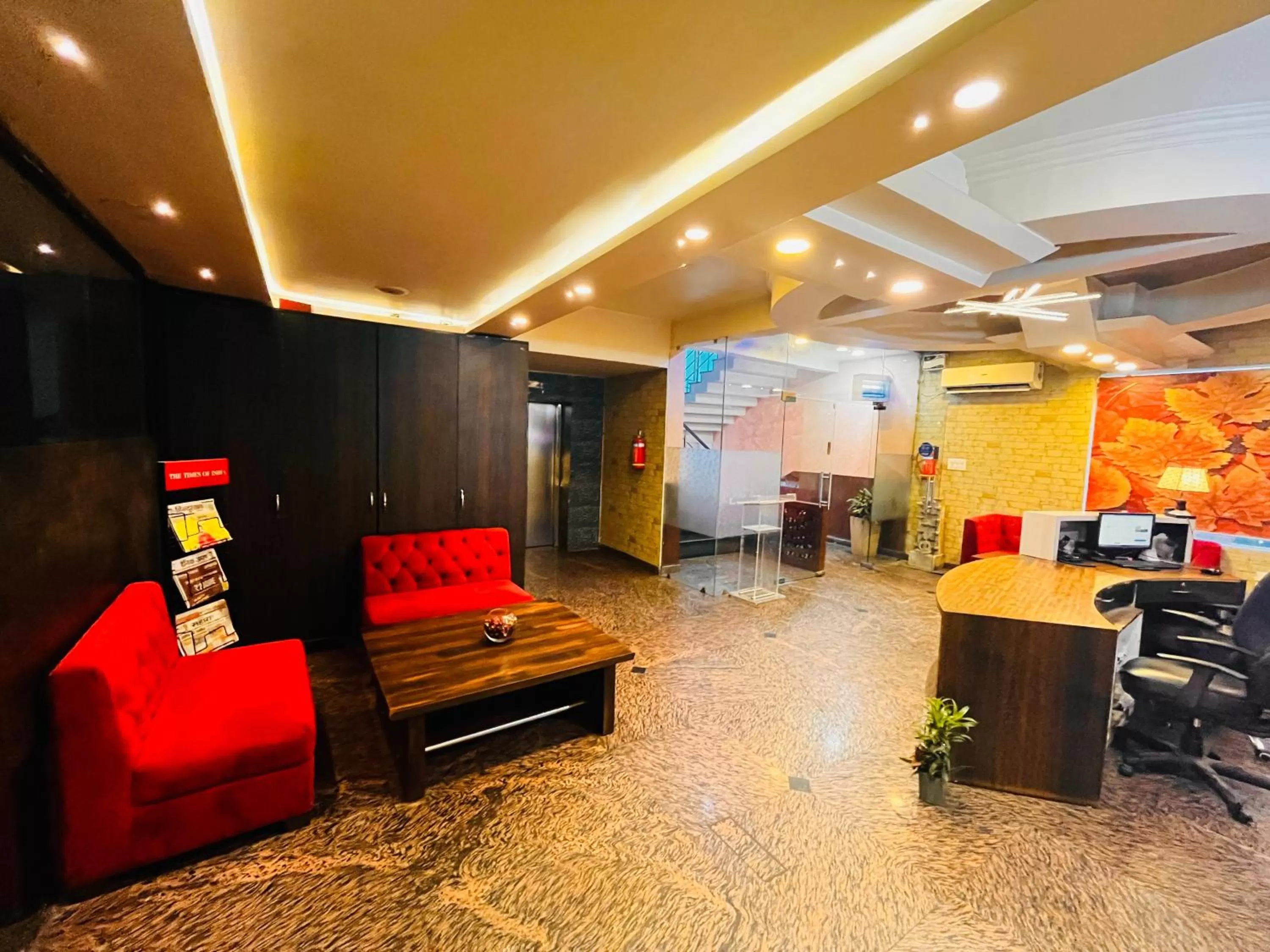 Seating area in Hotel The Leaf - Gomti Nagar Lucknow