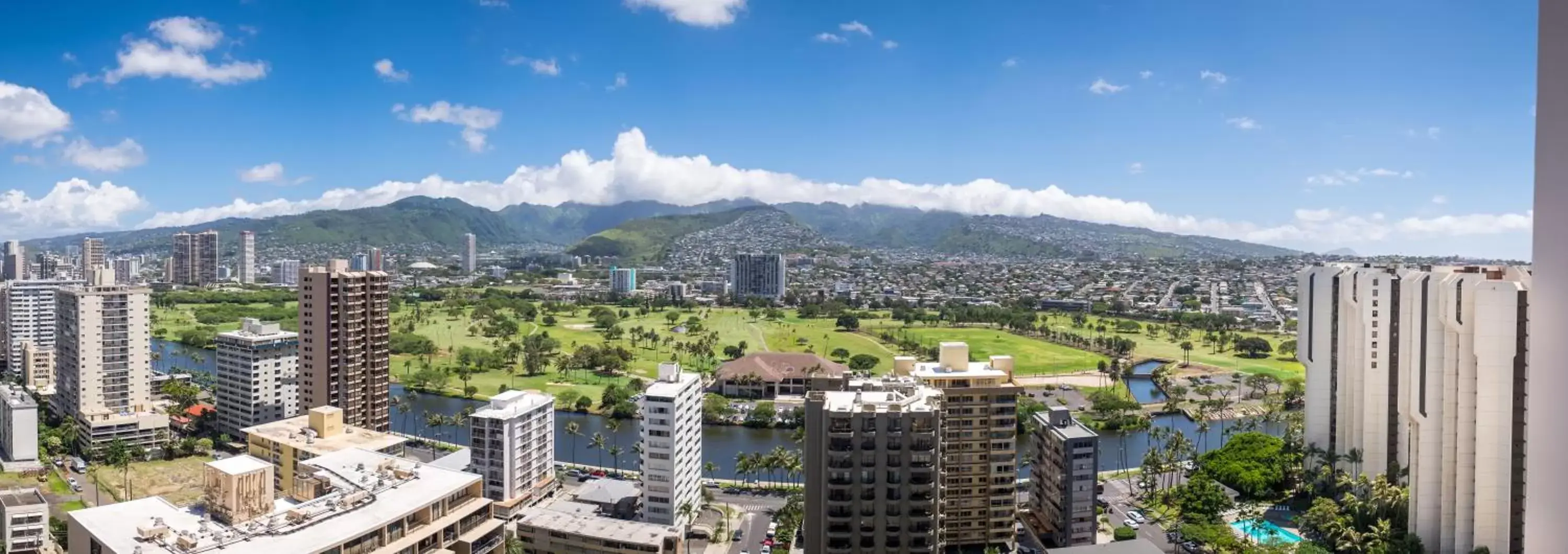 City view in Hawaiian Sun Holidays