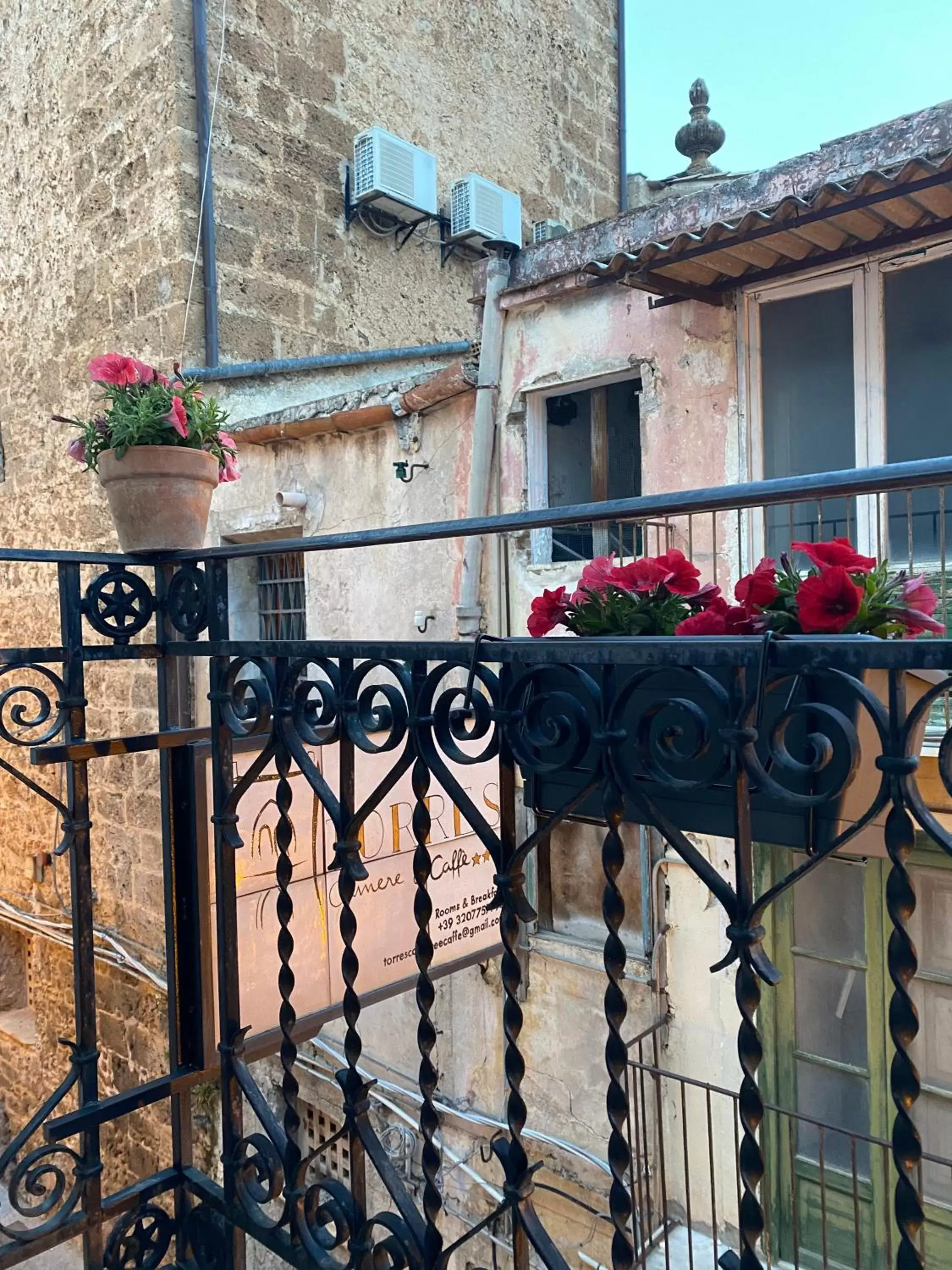 Balcony/Terrace in Torre's Camere & caffè