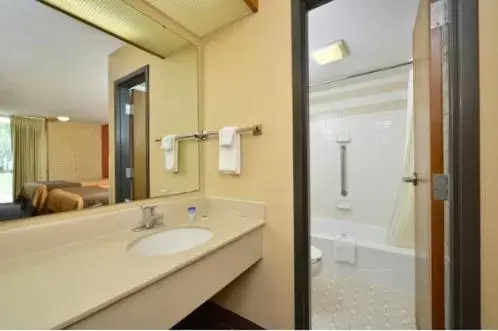 Bathroom in Americas Best Value Inn - Collinsville / St. Louis