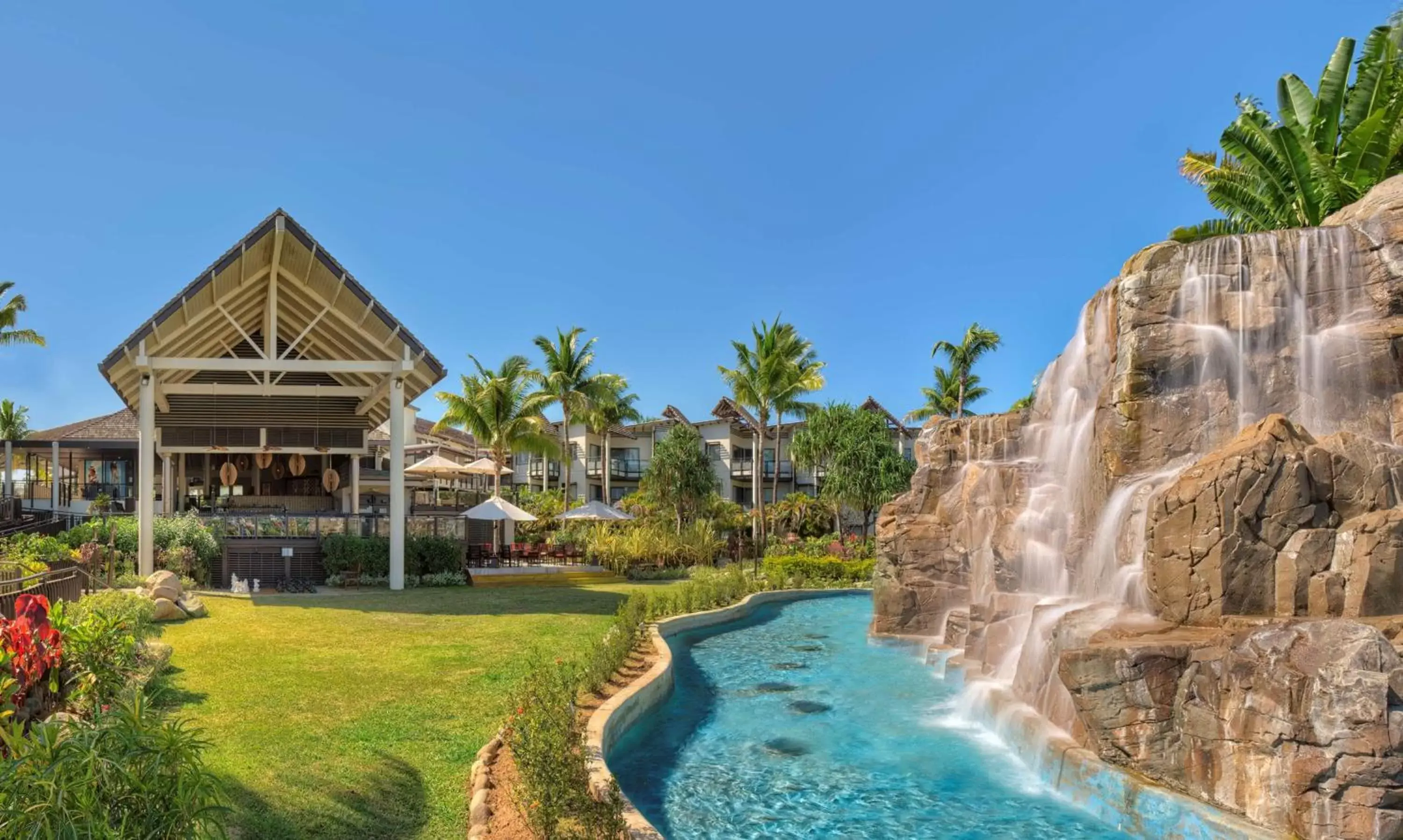 Property building, Swimming Pool in Radisson Blu Resort Fiji