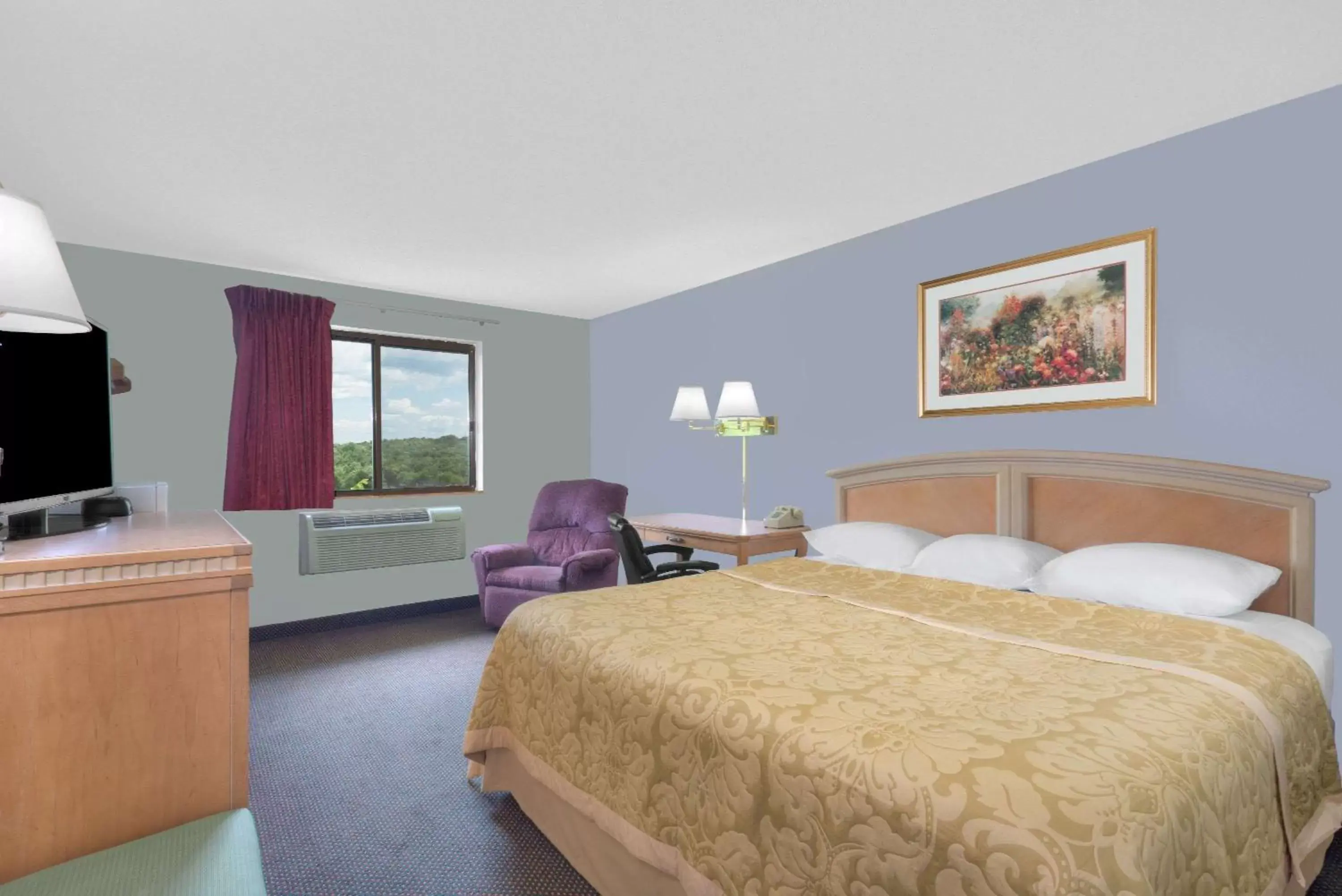 Photo of the whole room in Super 8 by Wyndham Augusta