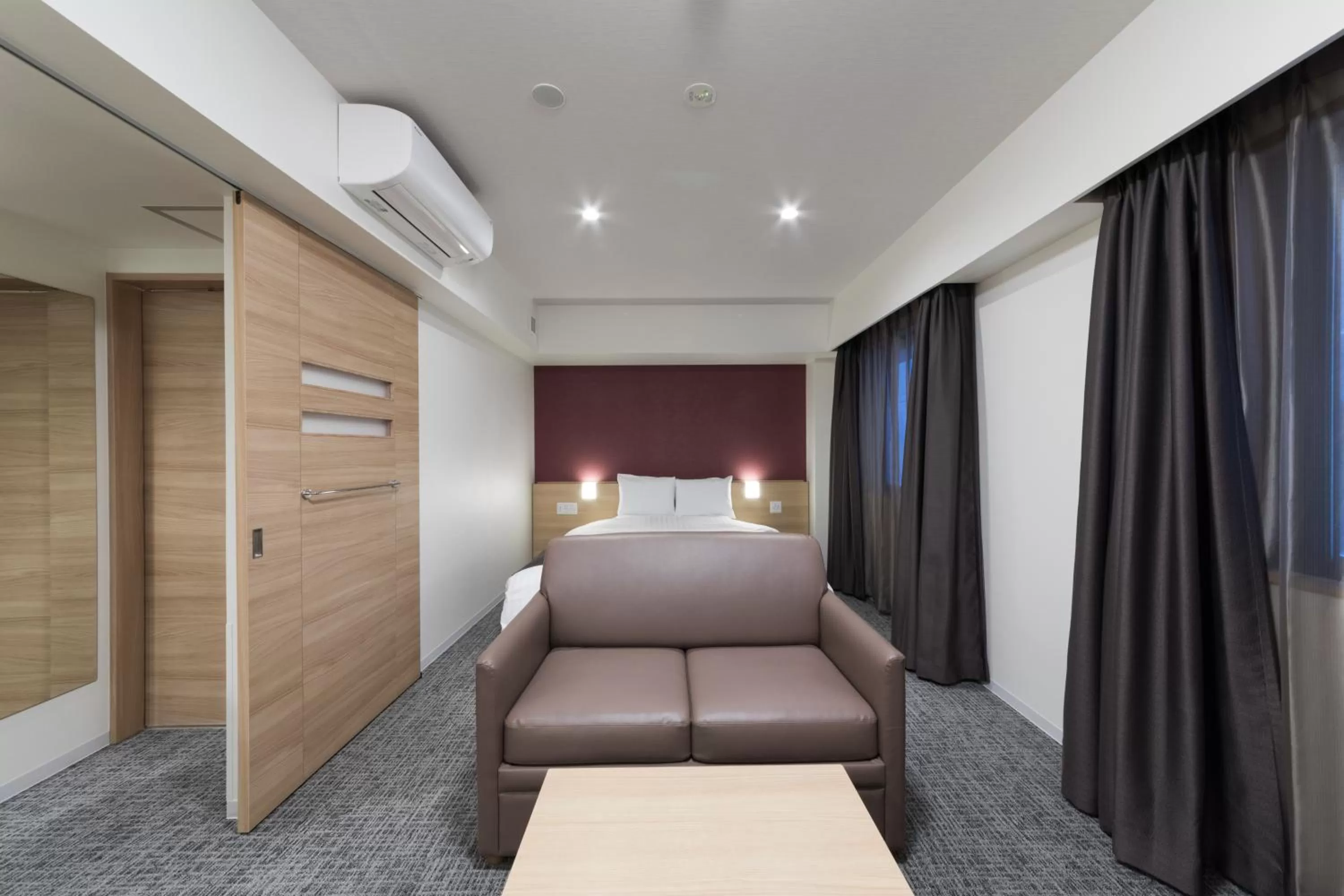 Photo of the whole room, Bed in Dormy Inn Matsuyama Natural Hot Spring