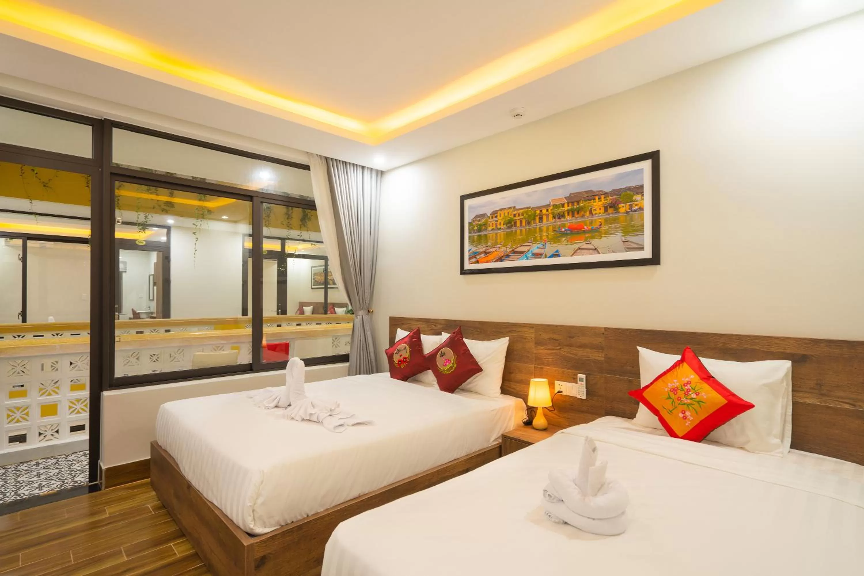 Bedroom, Bed in The Lit Villa Hoi An