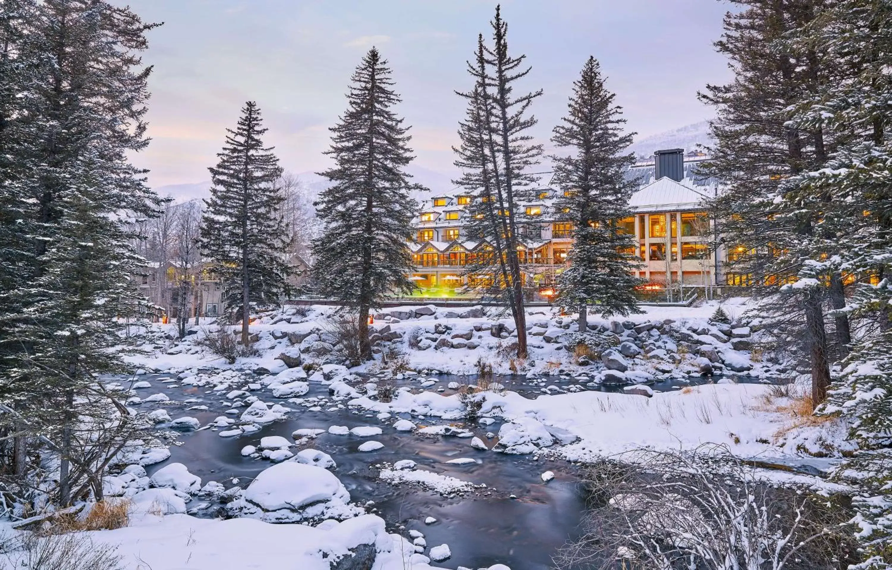 Property building, Winter in Grand Hyatt Vail