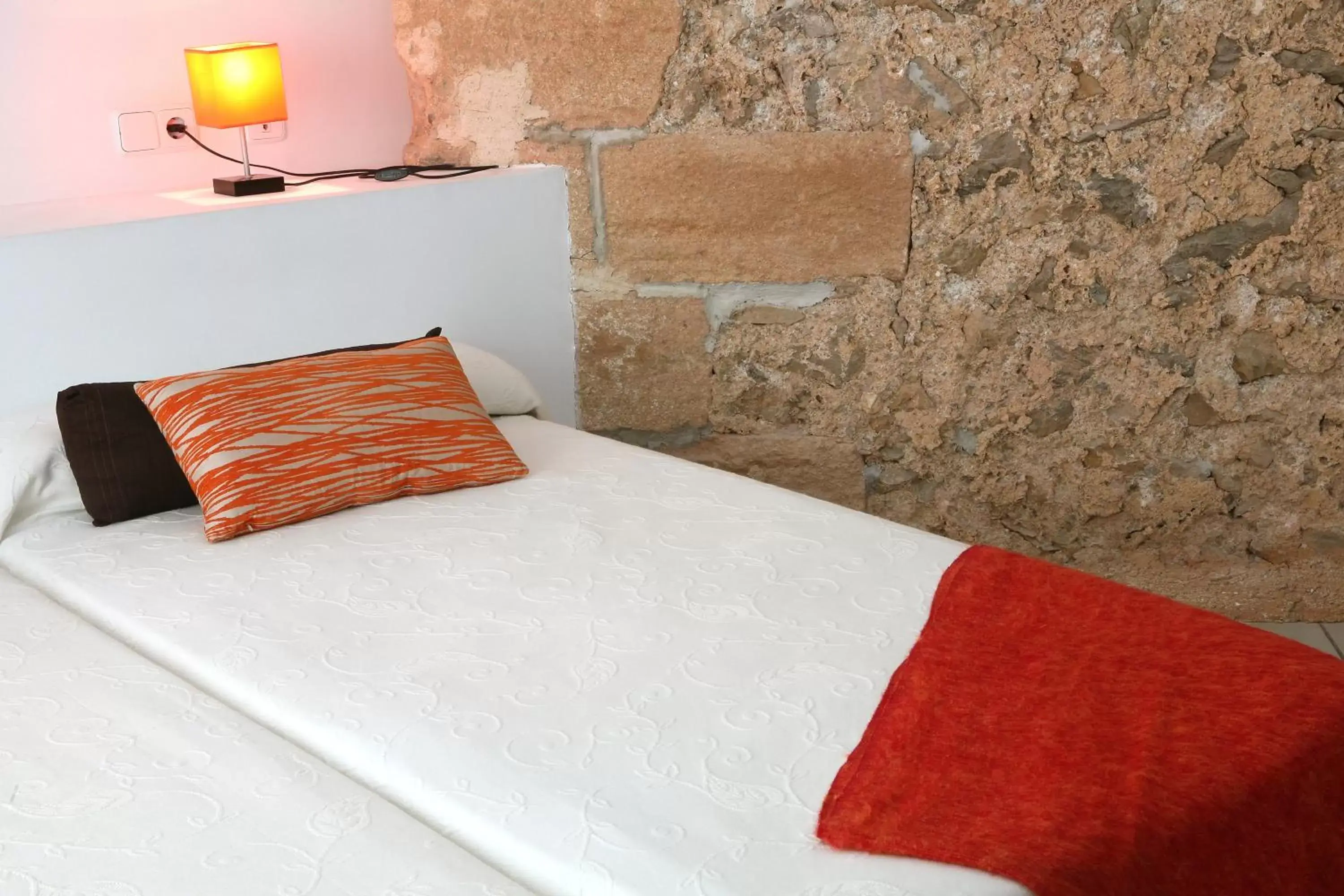 Bed in Petit Hotel Hostatgeria Sant Salvador