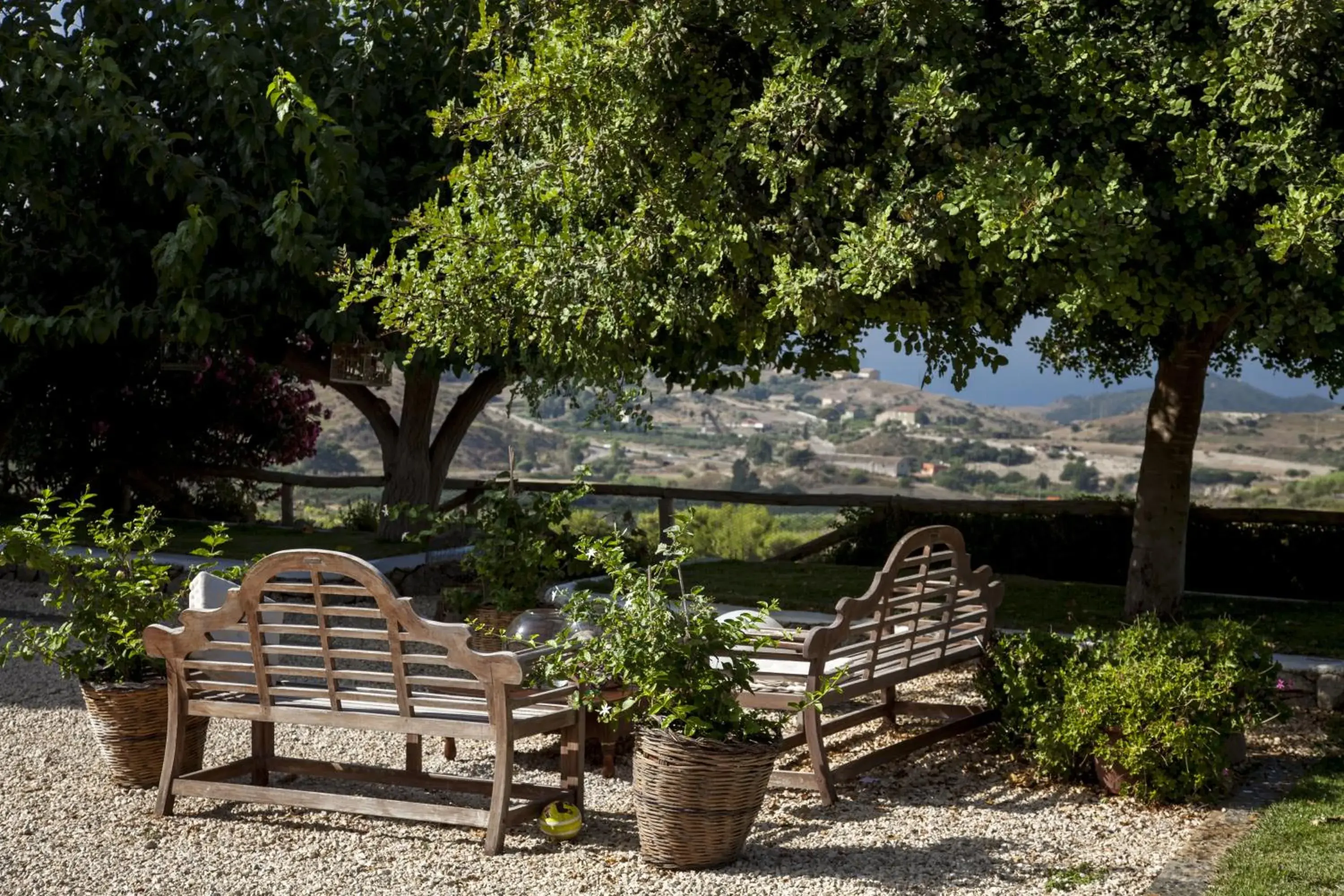 Seating area in Masseria Agnello