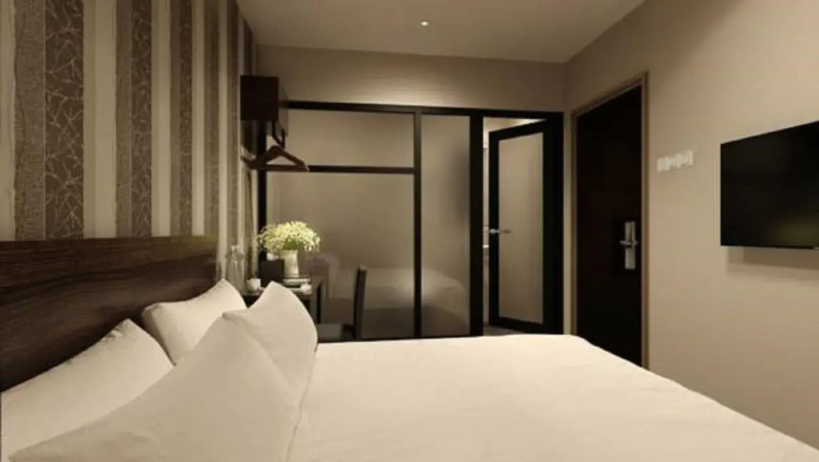 Bedroom, Bed in The Square Hotel