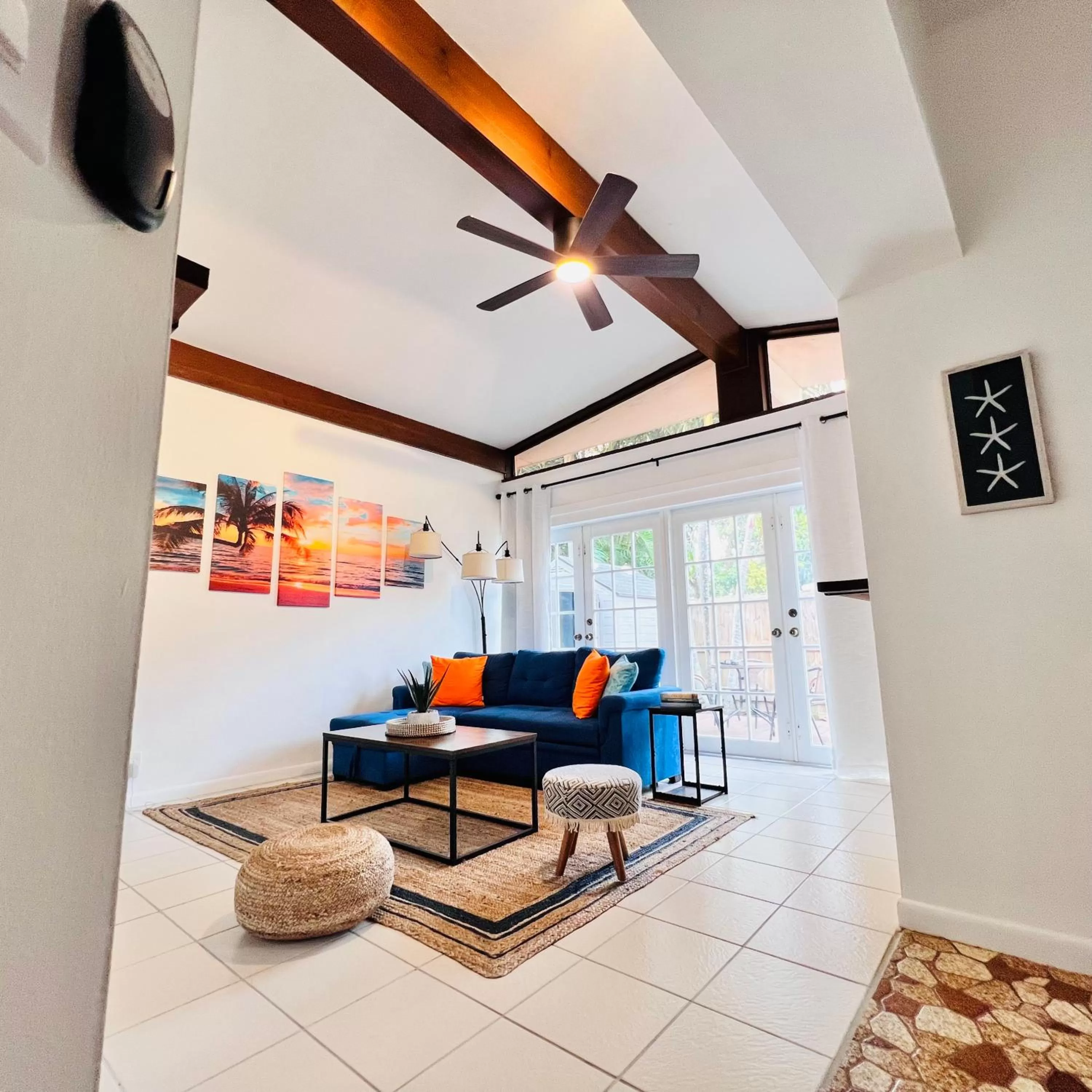 Living room in CocoBay 2BR Condos Near Beach, Galleria Mall, Wilton Manors, Cruise Port