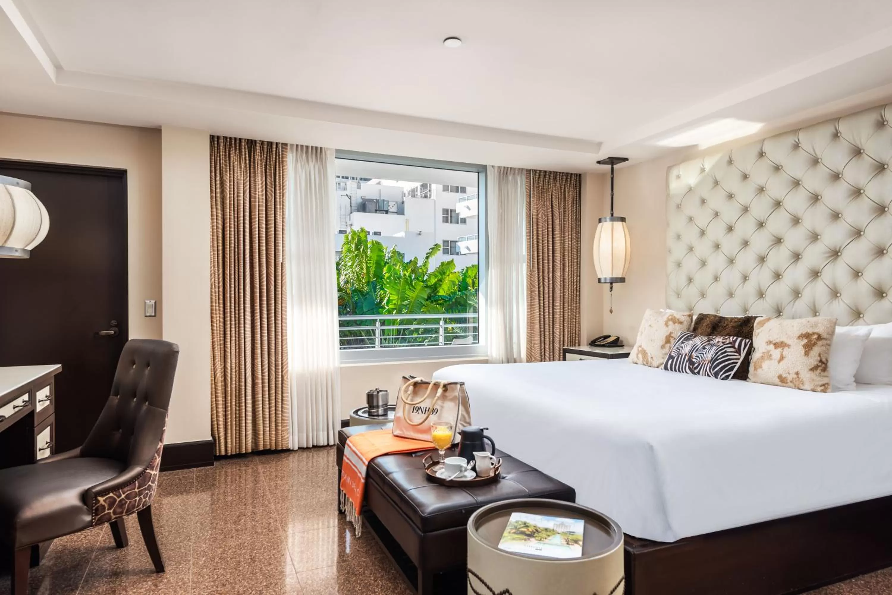 View (from property/room), Bed in National Hotel, An Adult Only Oceanfront Resort