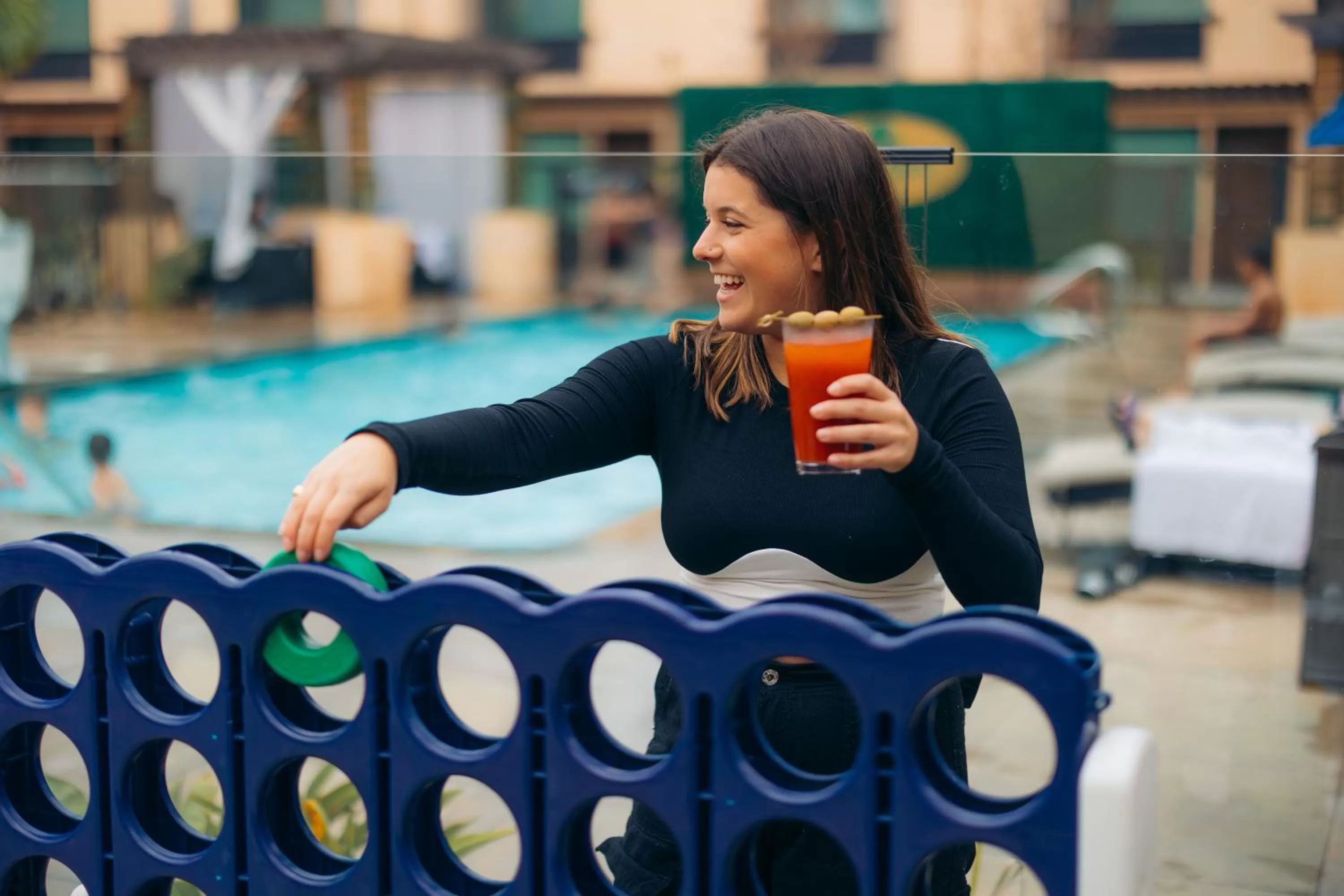 People in The Cove Hotel