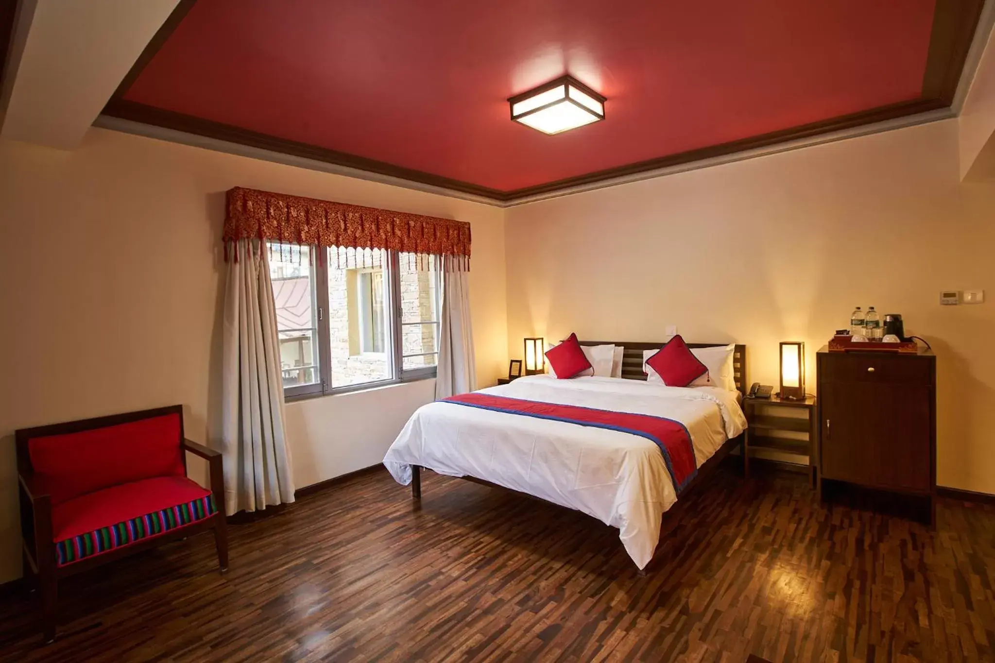 Bed in Shambaling Boutique Hotel