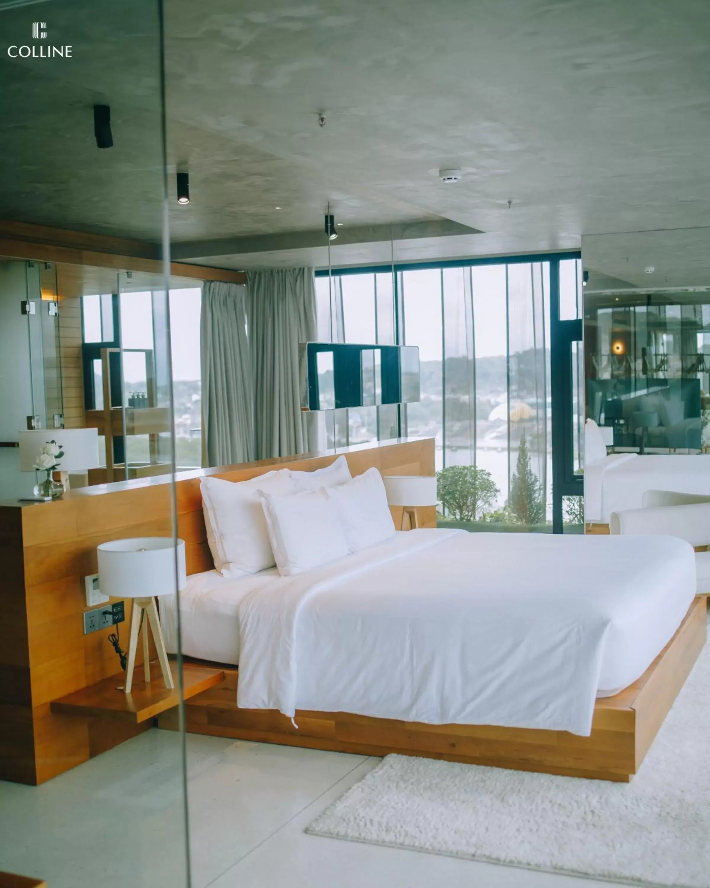 View (from property/room), Bed in Colline Dalat View (from property/room), Bed in Colline Dalat