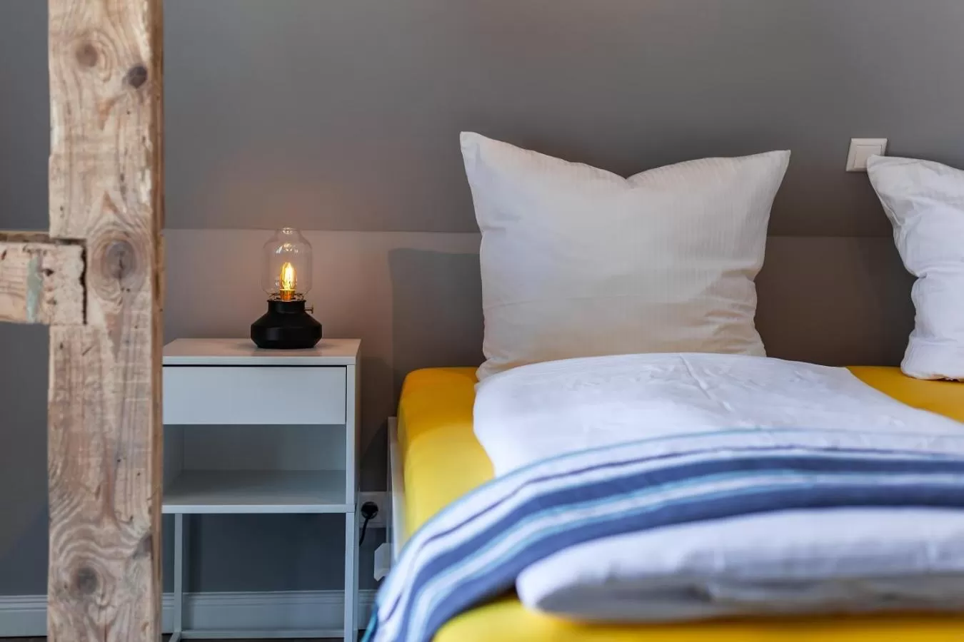 Bed in Hotel Rosenhof