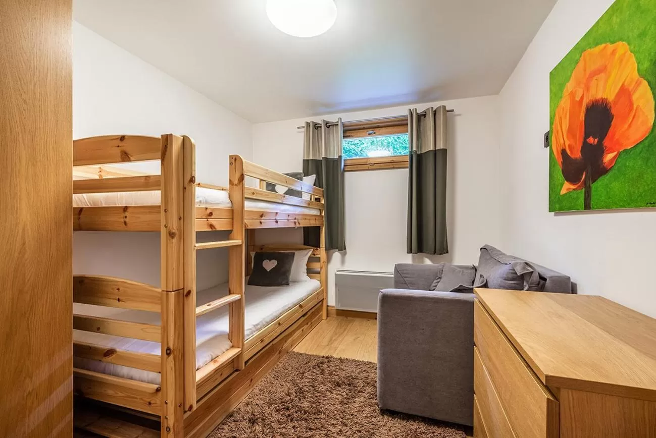 Bed in Eden Hotel, Apartments and Chalet Chamonix Les Praz