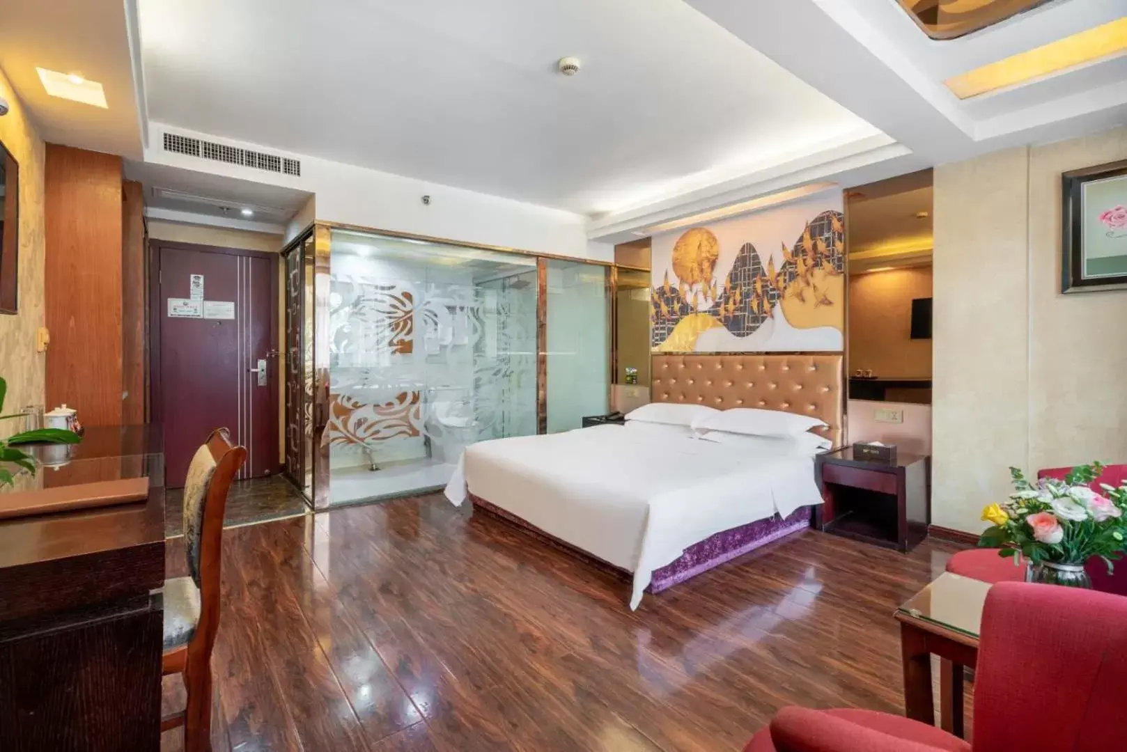 Bedroom, Bed in Yiwu Yuejia Business Hotel Bedroom, Bed in Yiwu Yuejia Business Hotel