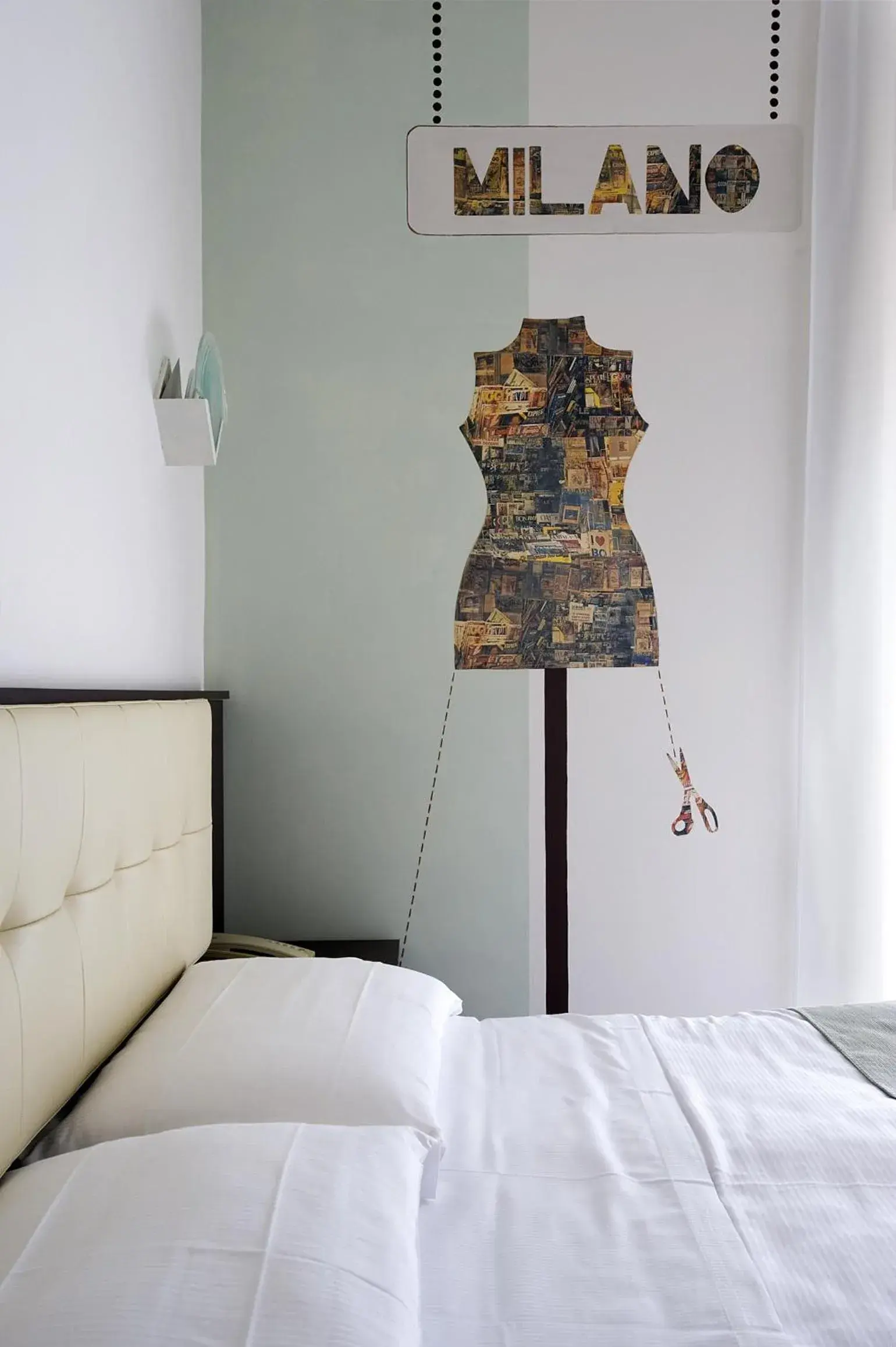 Decorative detail, Bed in Hotel Bellavista