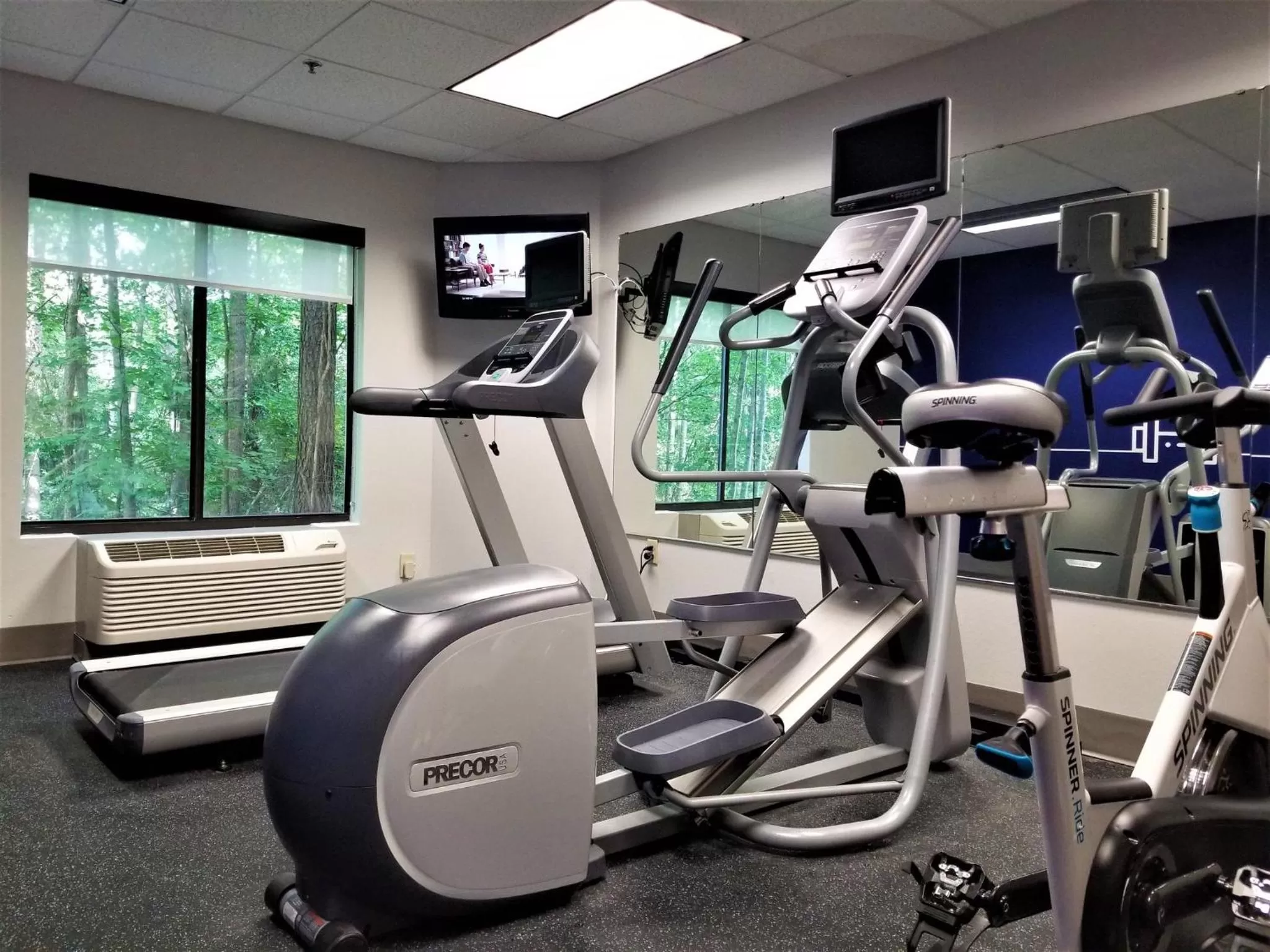 Fitness centre/facilities in Holiday Inn Express Apex - Raleigh by IHG