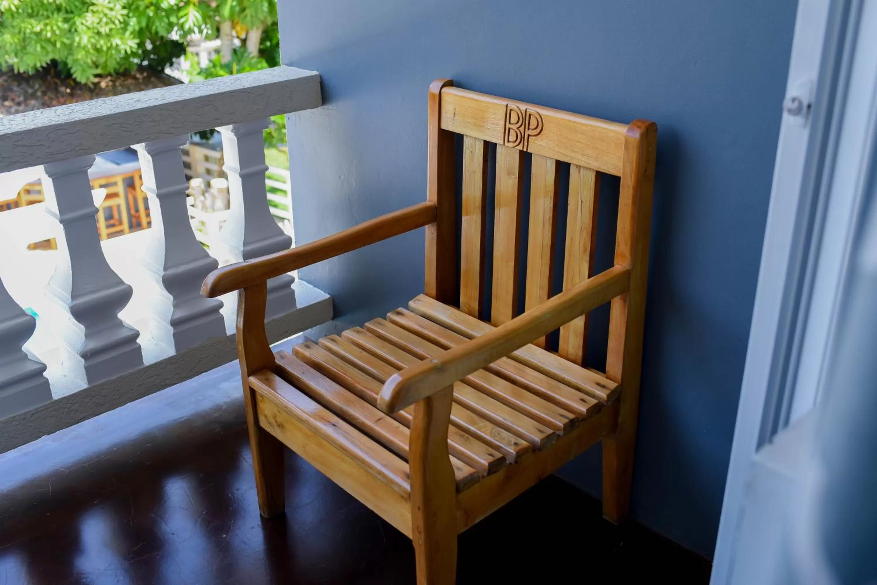 Balcony/Terrace in Blue Paloma Bed & Breakfast