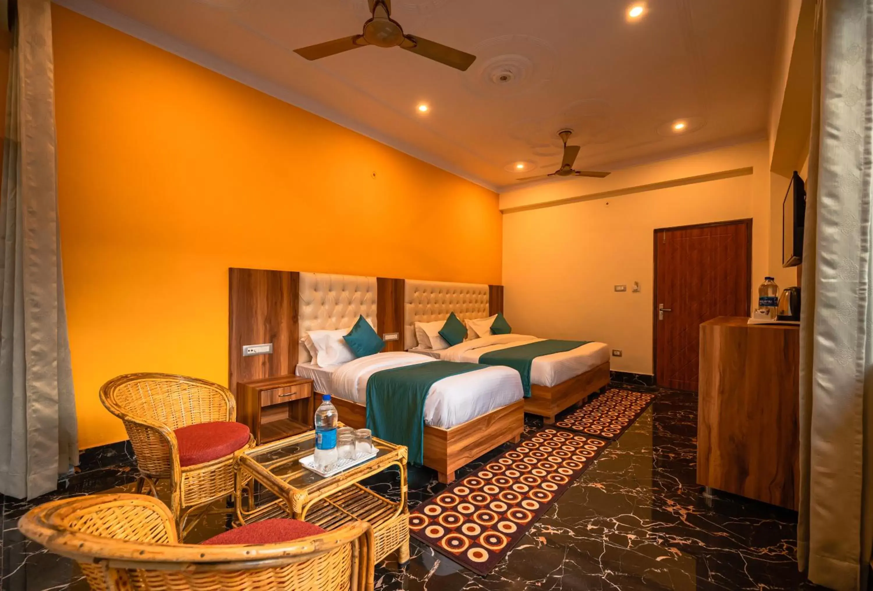 Bed in Hotel Rishikesh Grand by Kool Stays Bed in Hotel Rishikesh Grand by Kool Stays