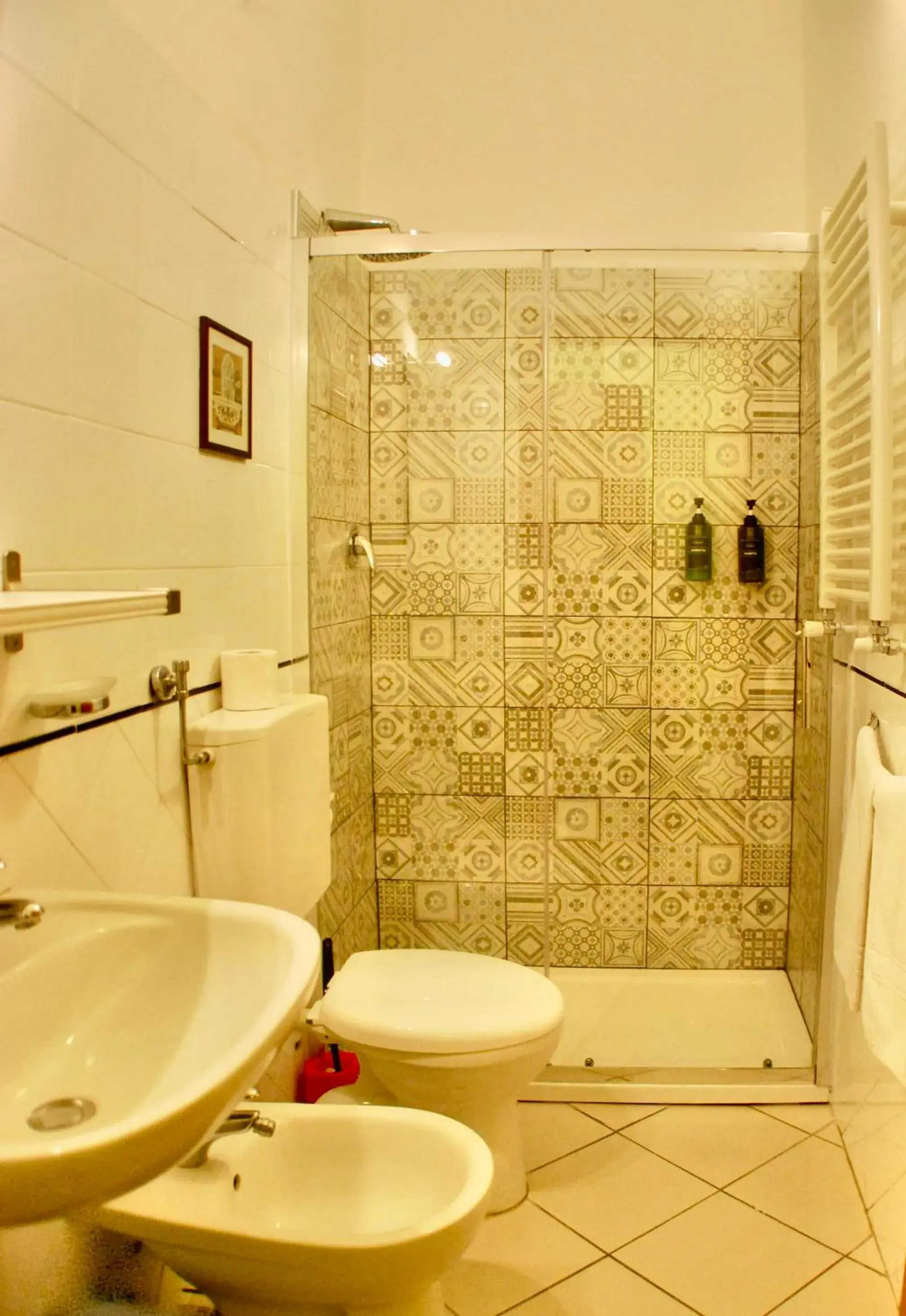 Shower, Bathroom in Albergo Teatro