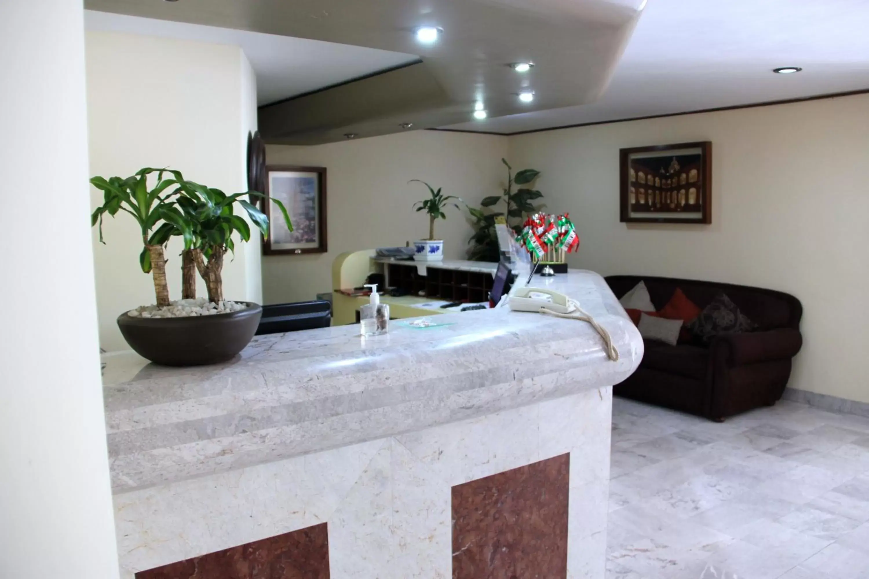 Lobby or reception, Lobby/Reception in Hotel Tehuacan Plaza