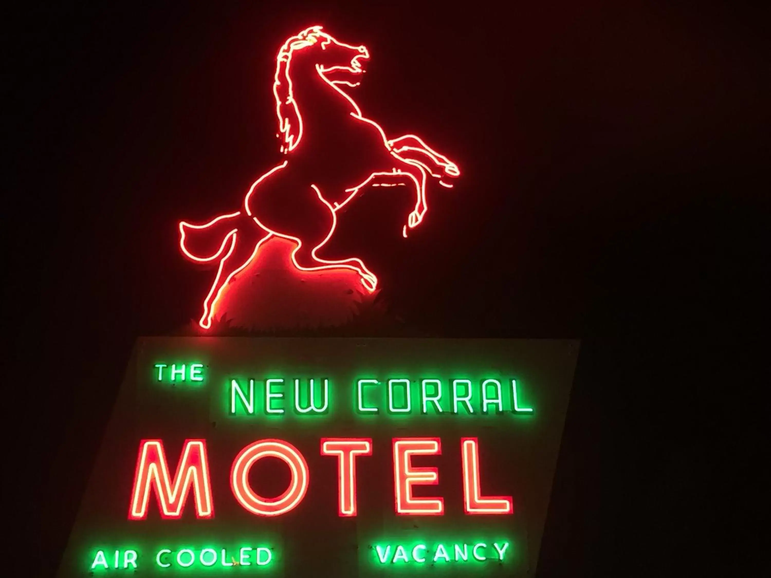 Property Logo/Sign in New Corral Motel