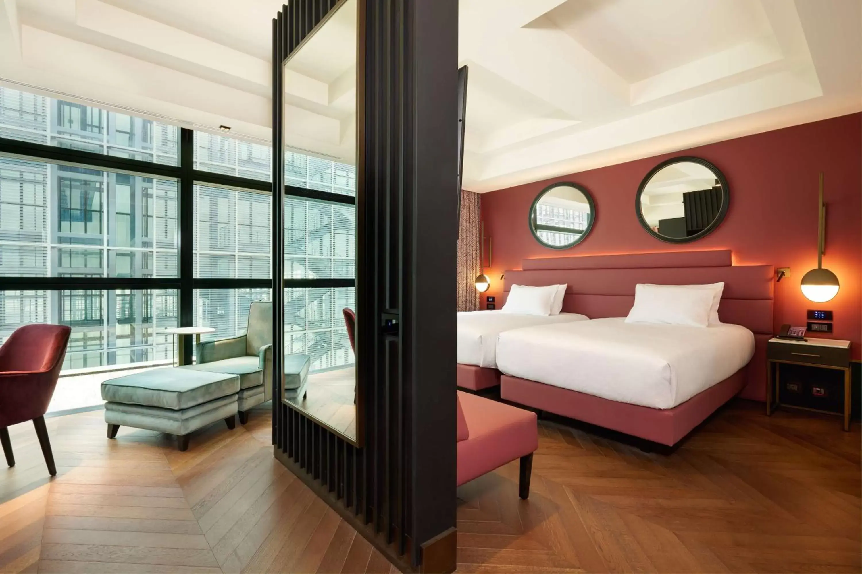 Bed in Hilton Rome Eur La Lama