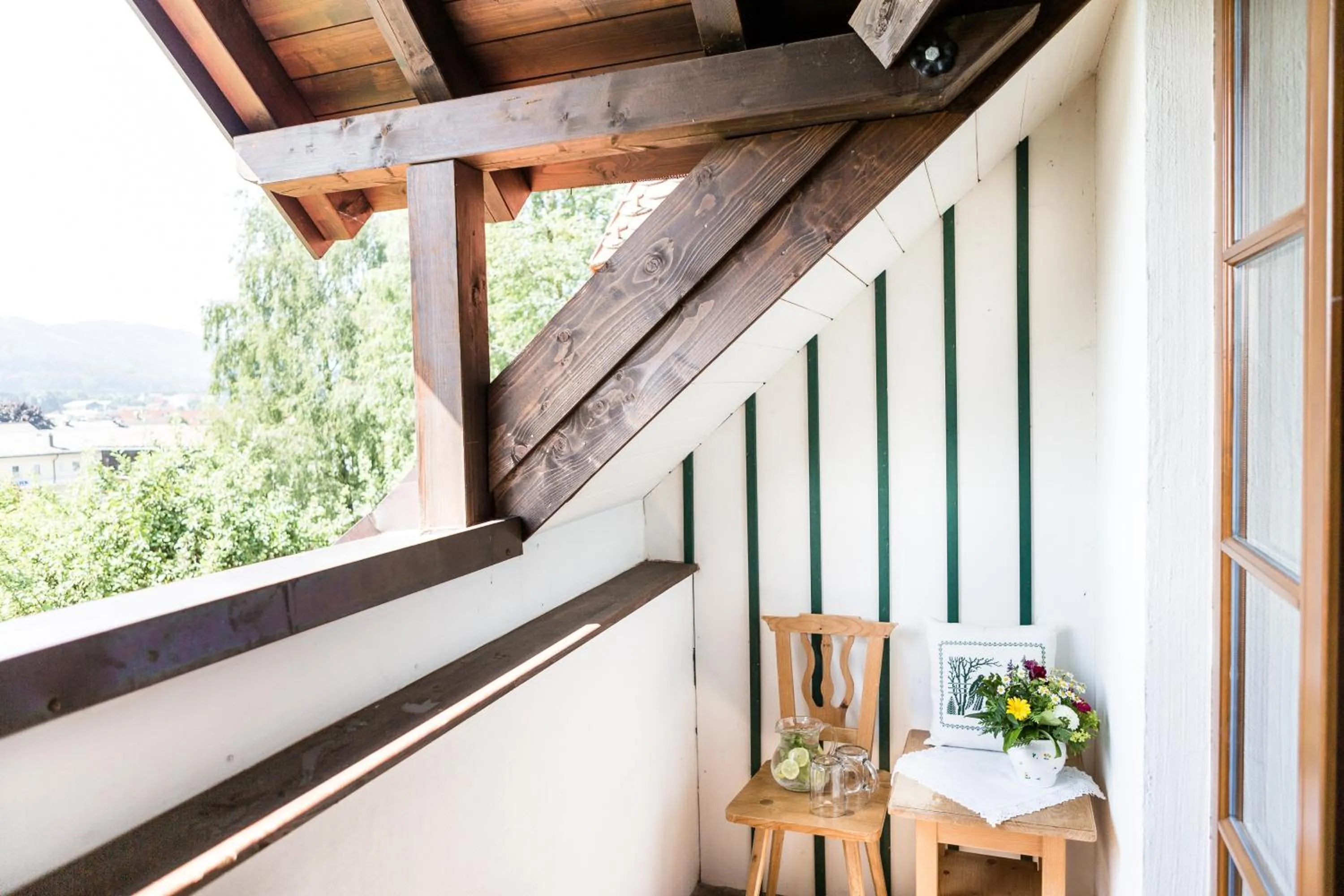 Balcony/Terrace in Salzburg Hotel Holznerwirt