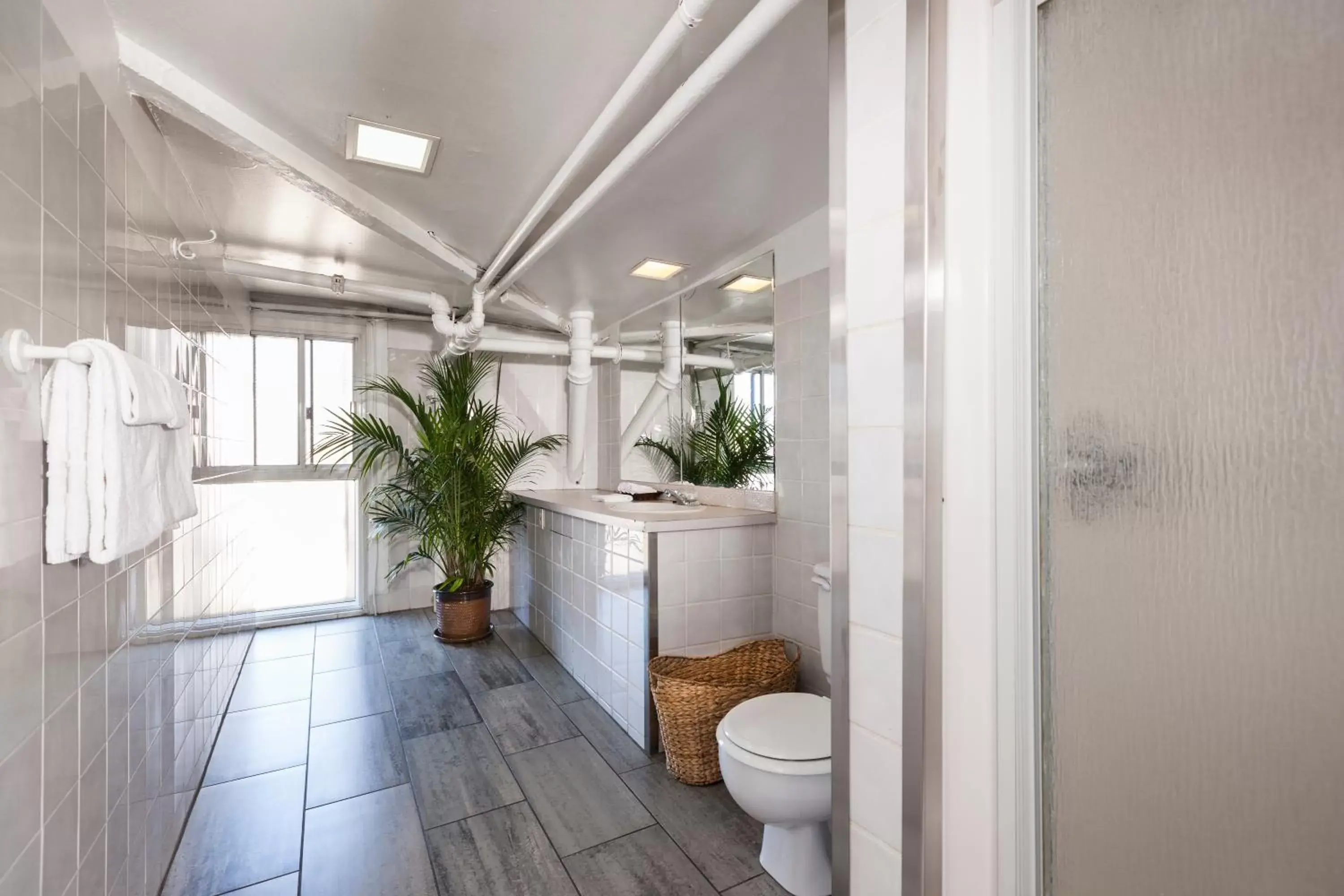 Bathroom in Hotel Abri du Voyageur