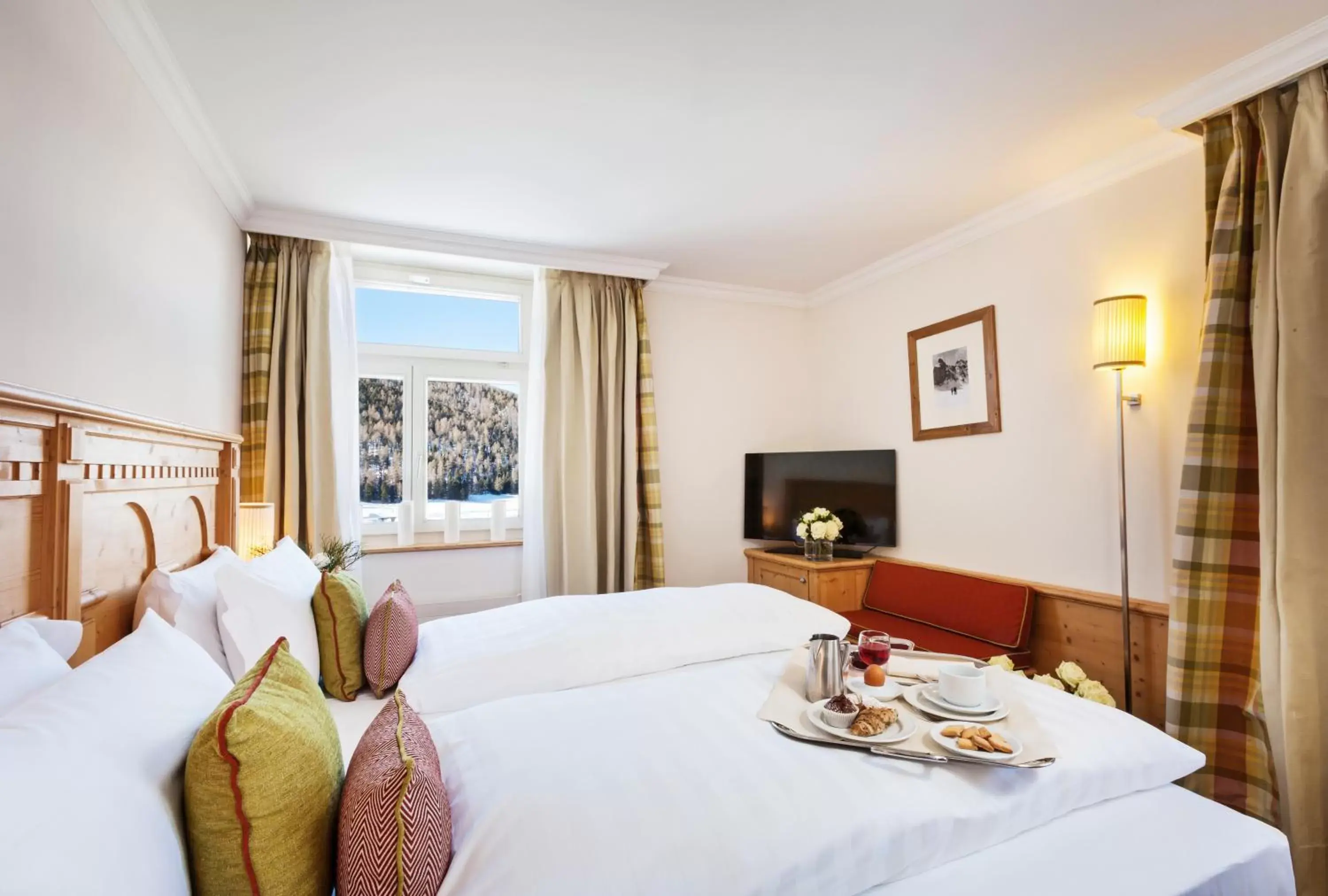 Bedroom in Schloss Hotel & Spa Pontresina