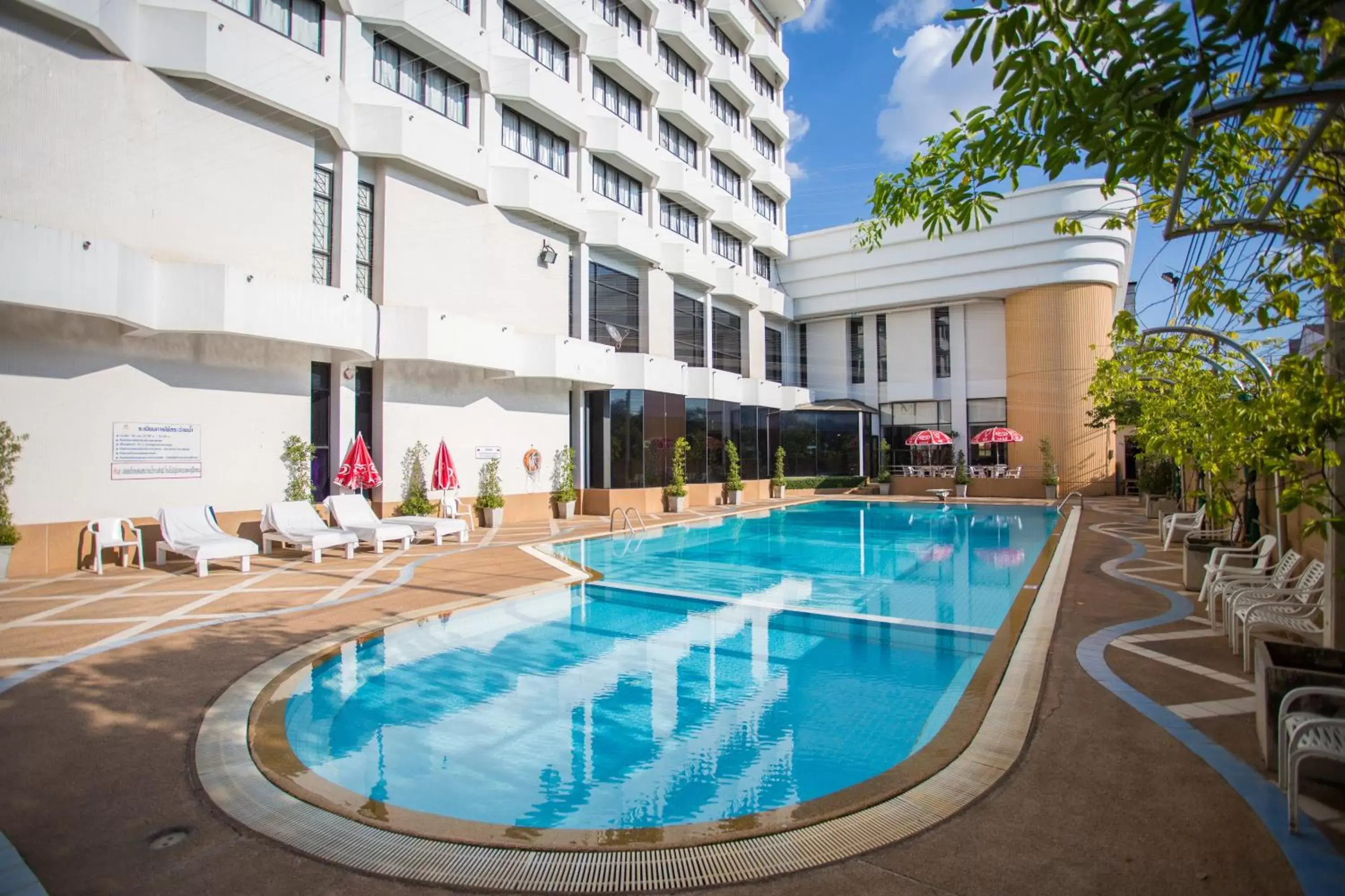 Swimming Pool in Seeharaj Hotel