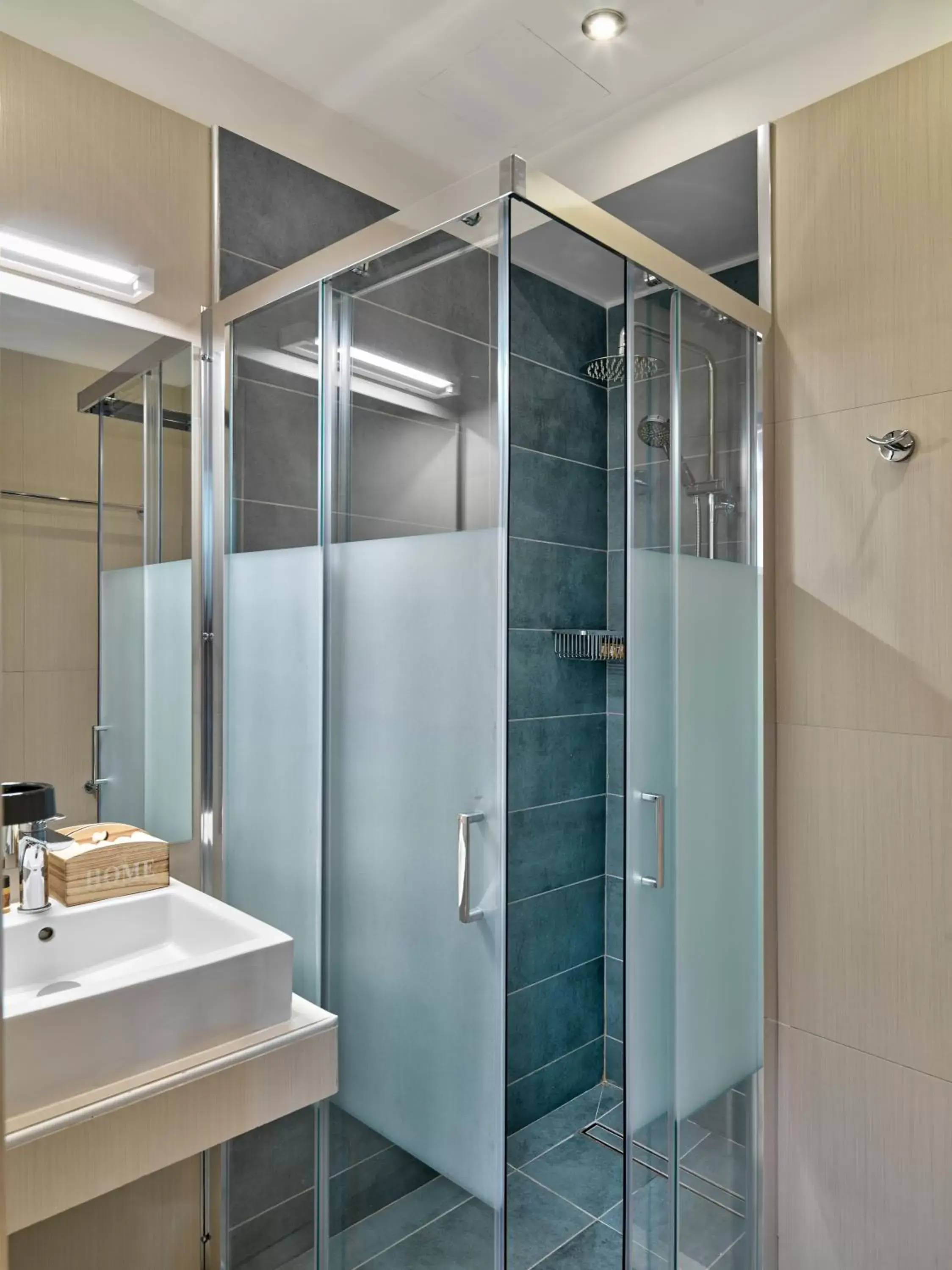 Shower, Bathroom in Phidias Piraeus Hotel