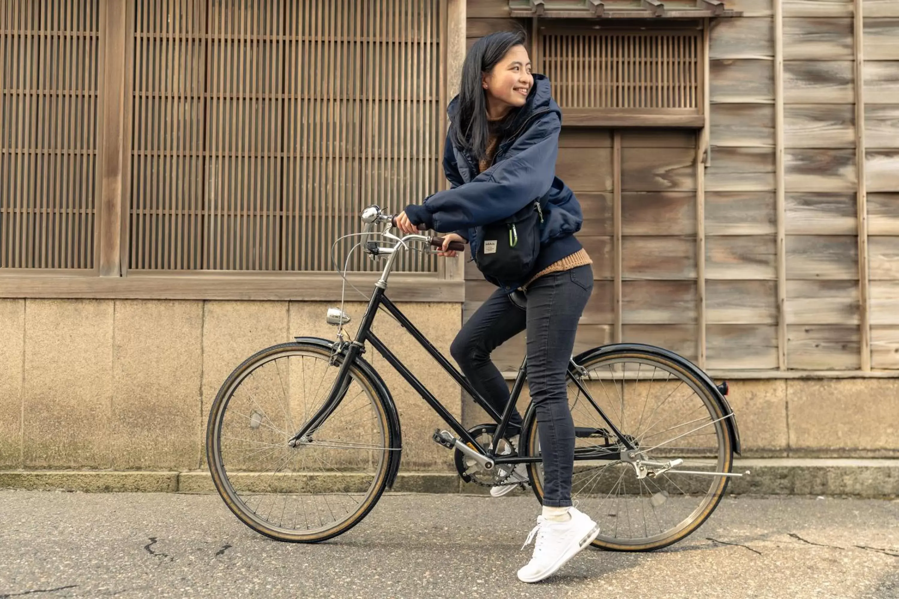 Cycling in LINNAS Kanazawa