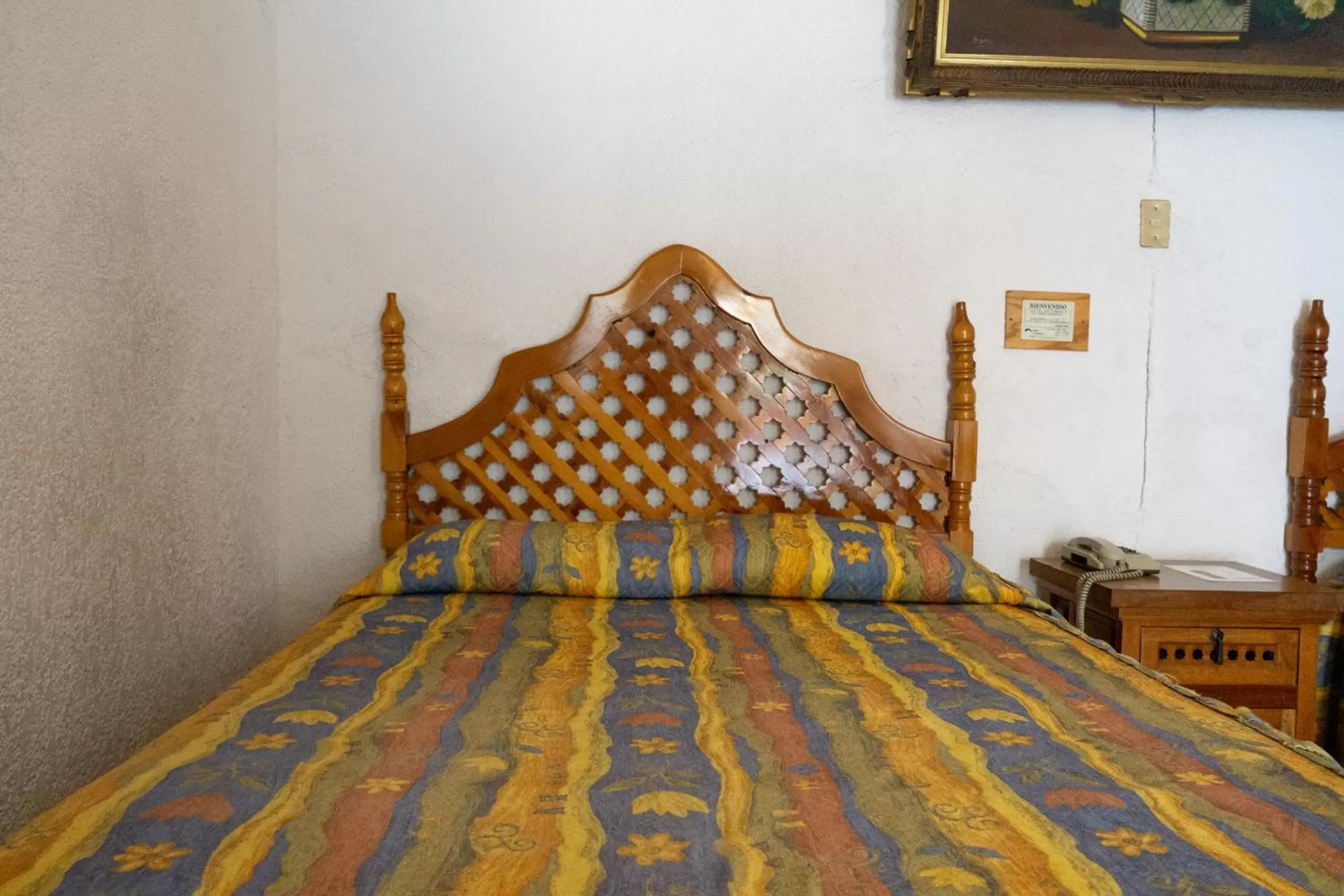 Bed in Hotel Colonial