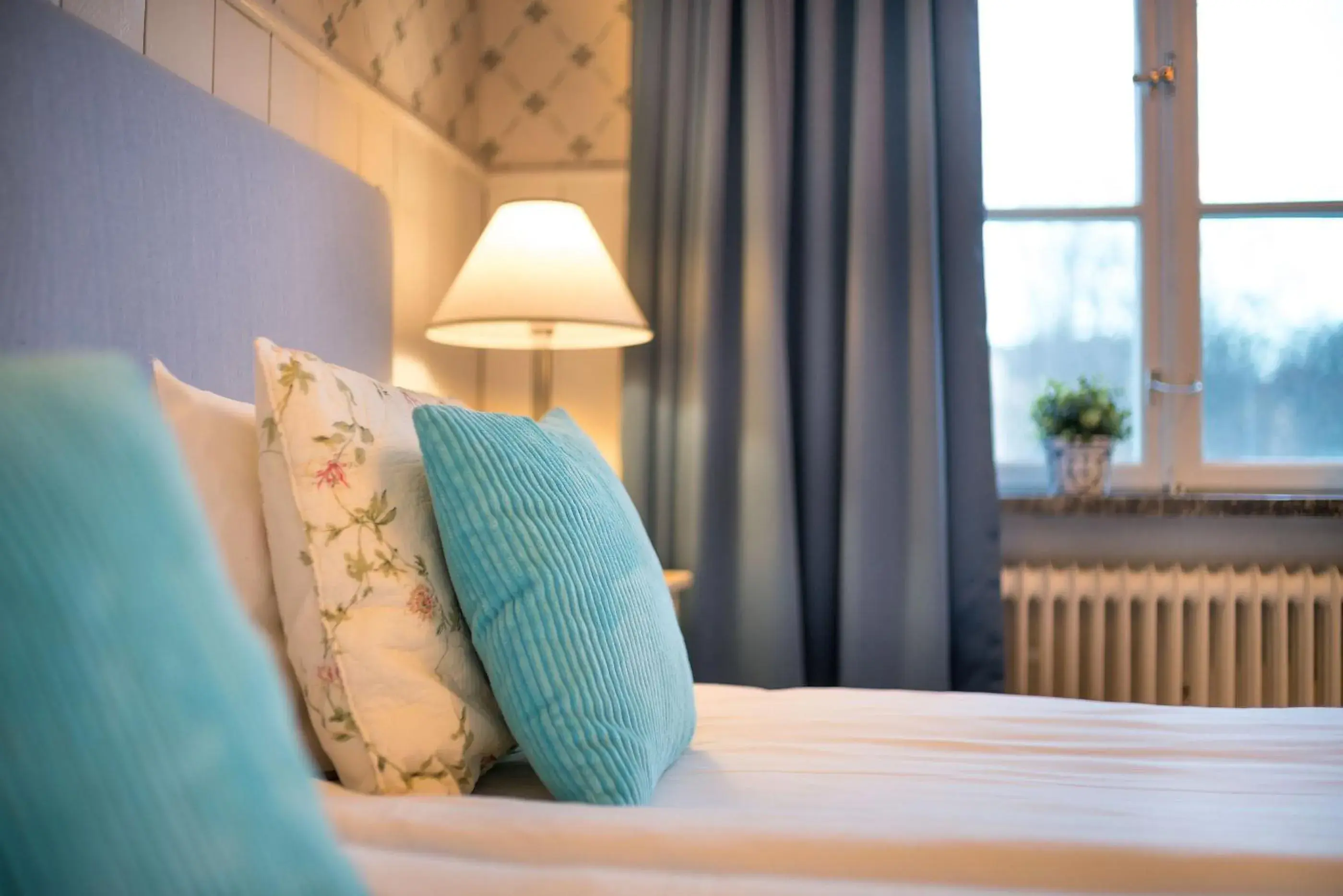 Decorative detail, Bed in Wasa Park Hotel