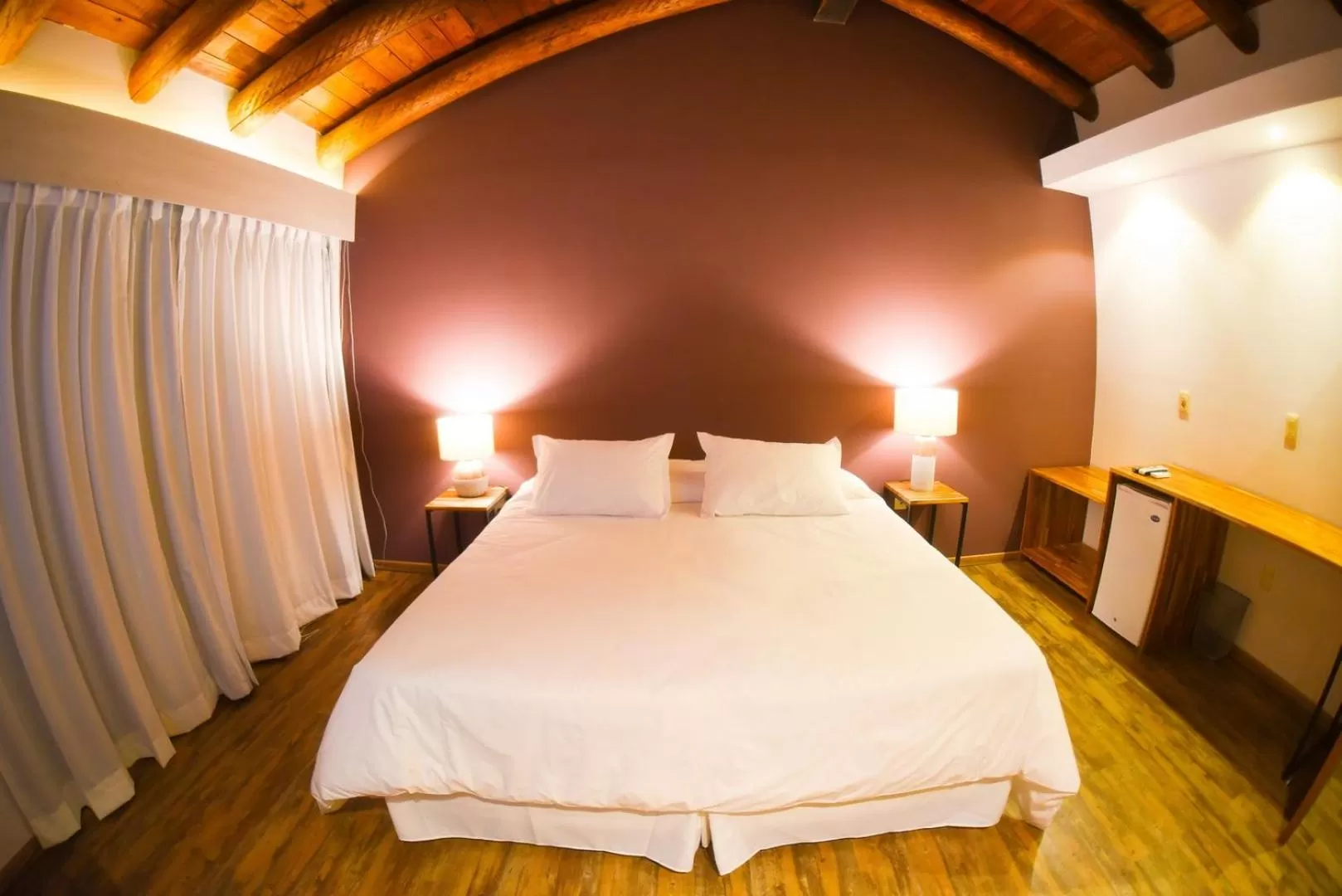 Bedroom, Bed in Hostería La Bordona