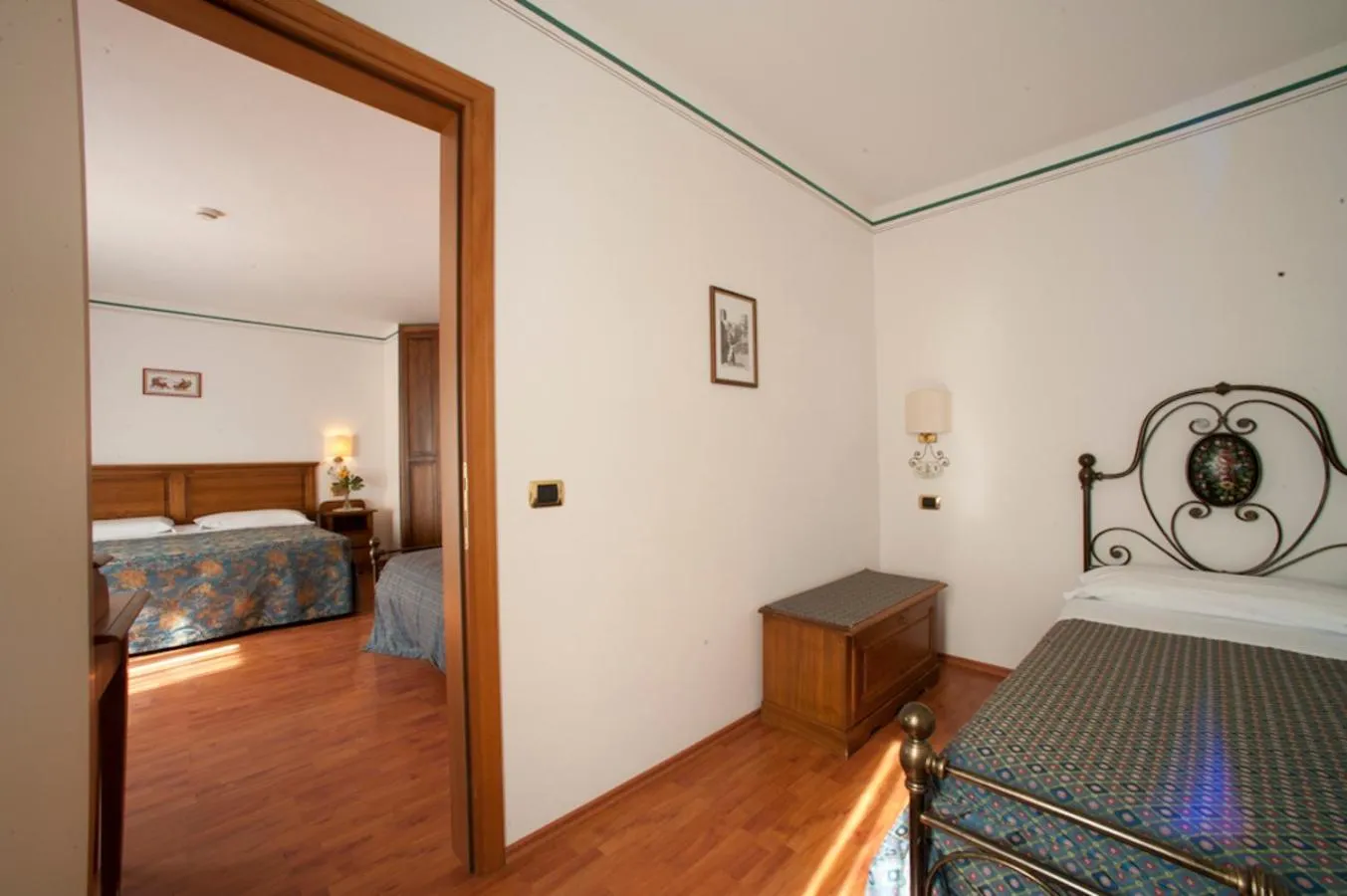 Bed in Albergo La Lanterna