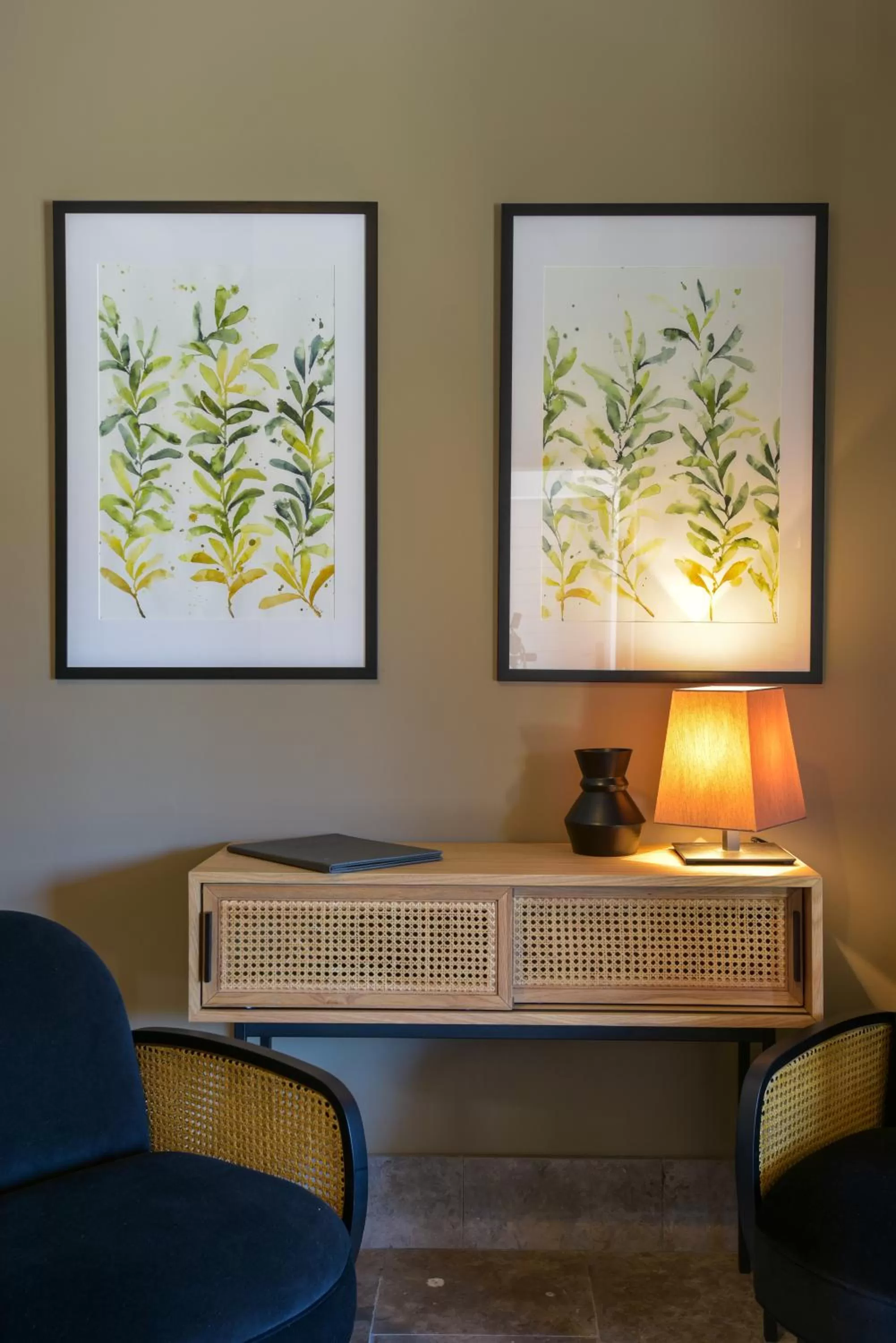 Decorative detail in Domaine la Pierre Blanche