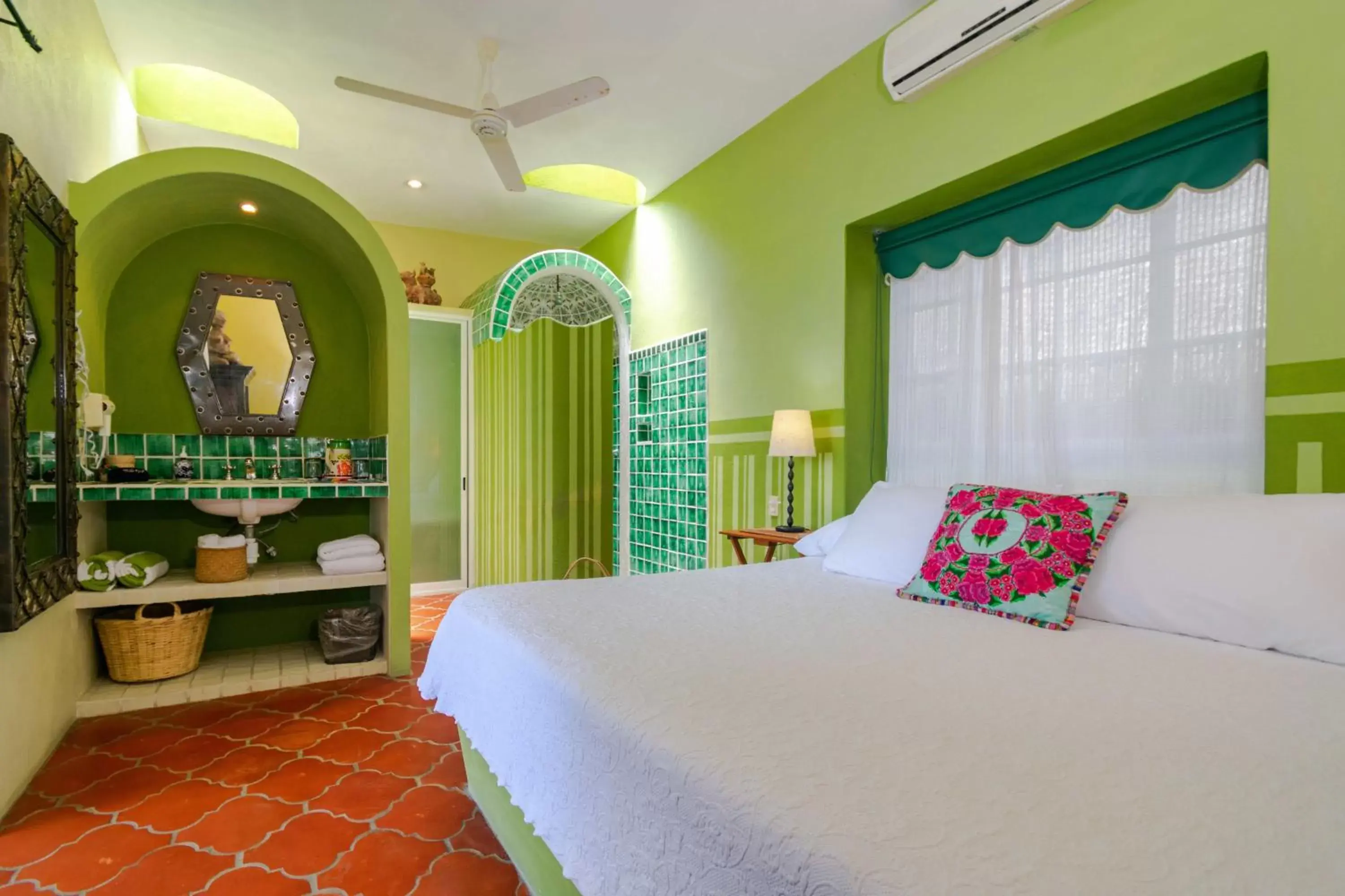 Bed in Villas Jardin Del Mar