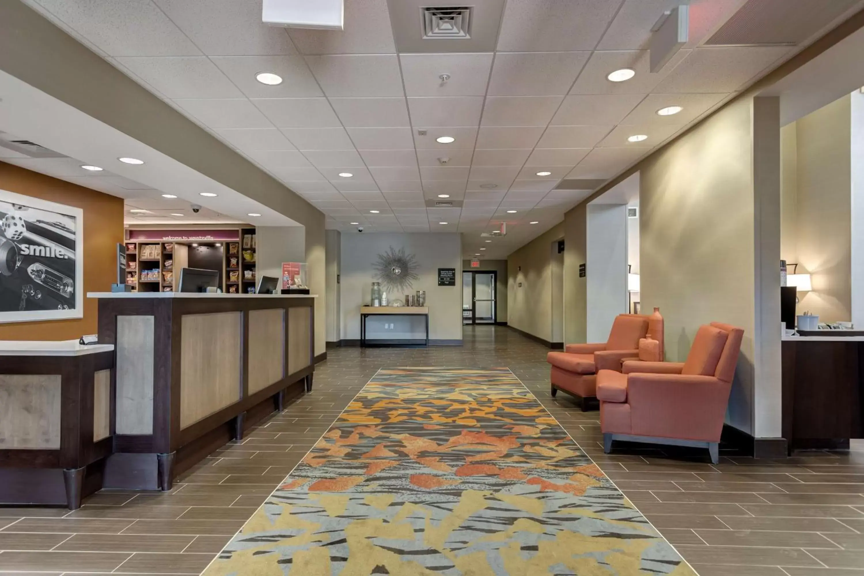 Lobby or reception, Lobby/Reception in Hampton Inn-St. Louis Wentzville, MO