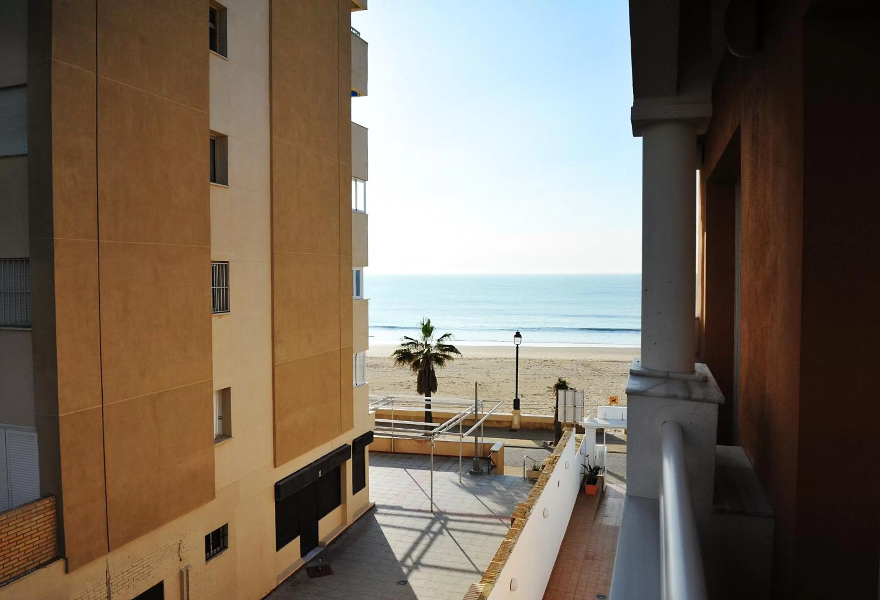 Balcony/Terrace, Sea View in Hotel Vértice Chipiona Mar