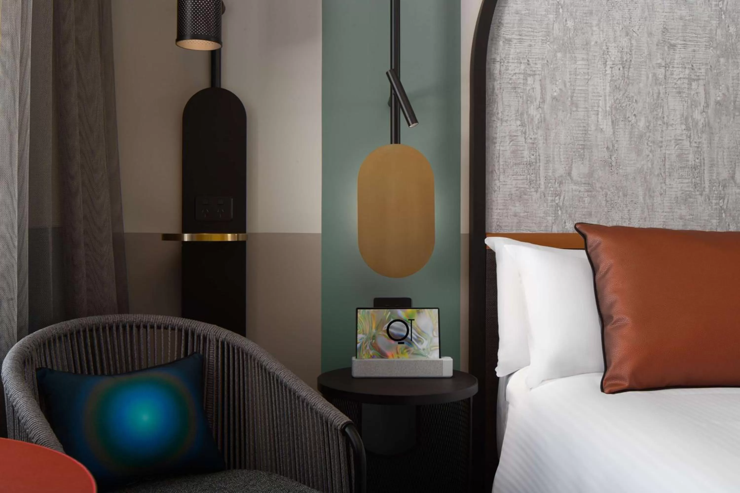 Bedroom, Bed in QT Newcastle