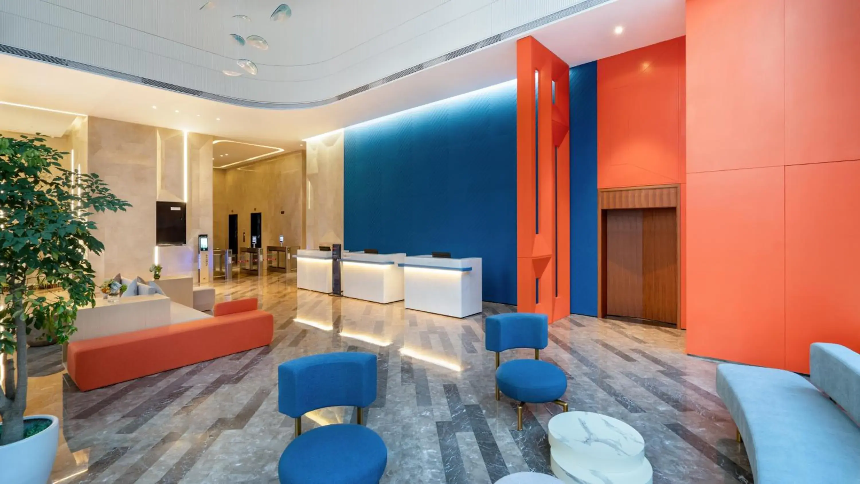 Lobby or reception in Holiday Inn Express Chengdu High-Tech Zone