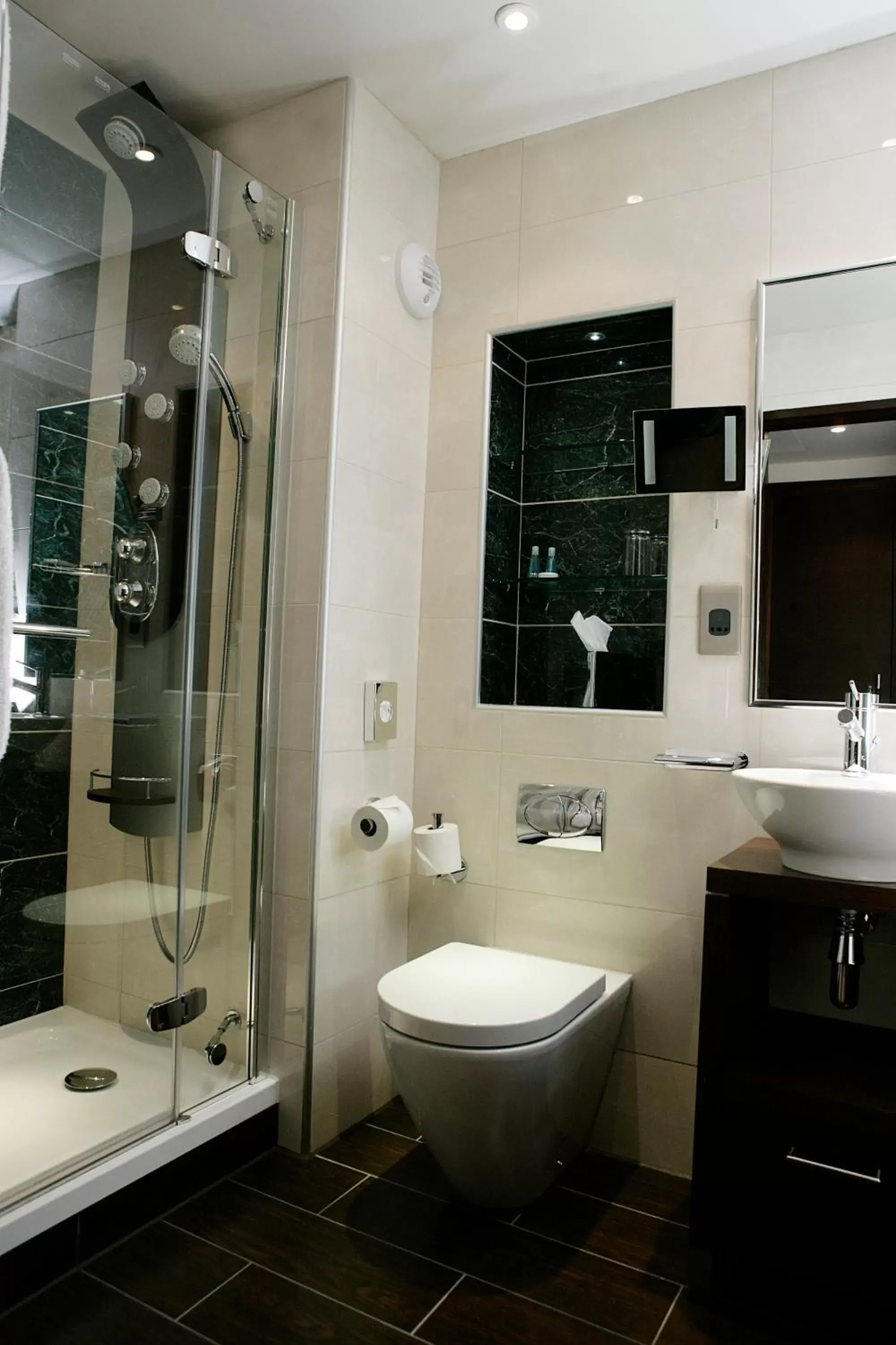 Bathroom in Redworth Hall Hotel- Part of the Cairn Collection