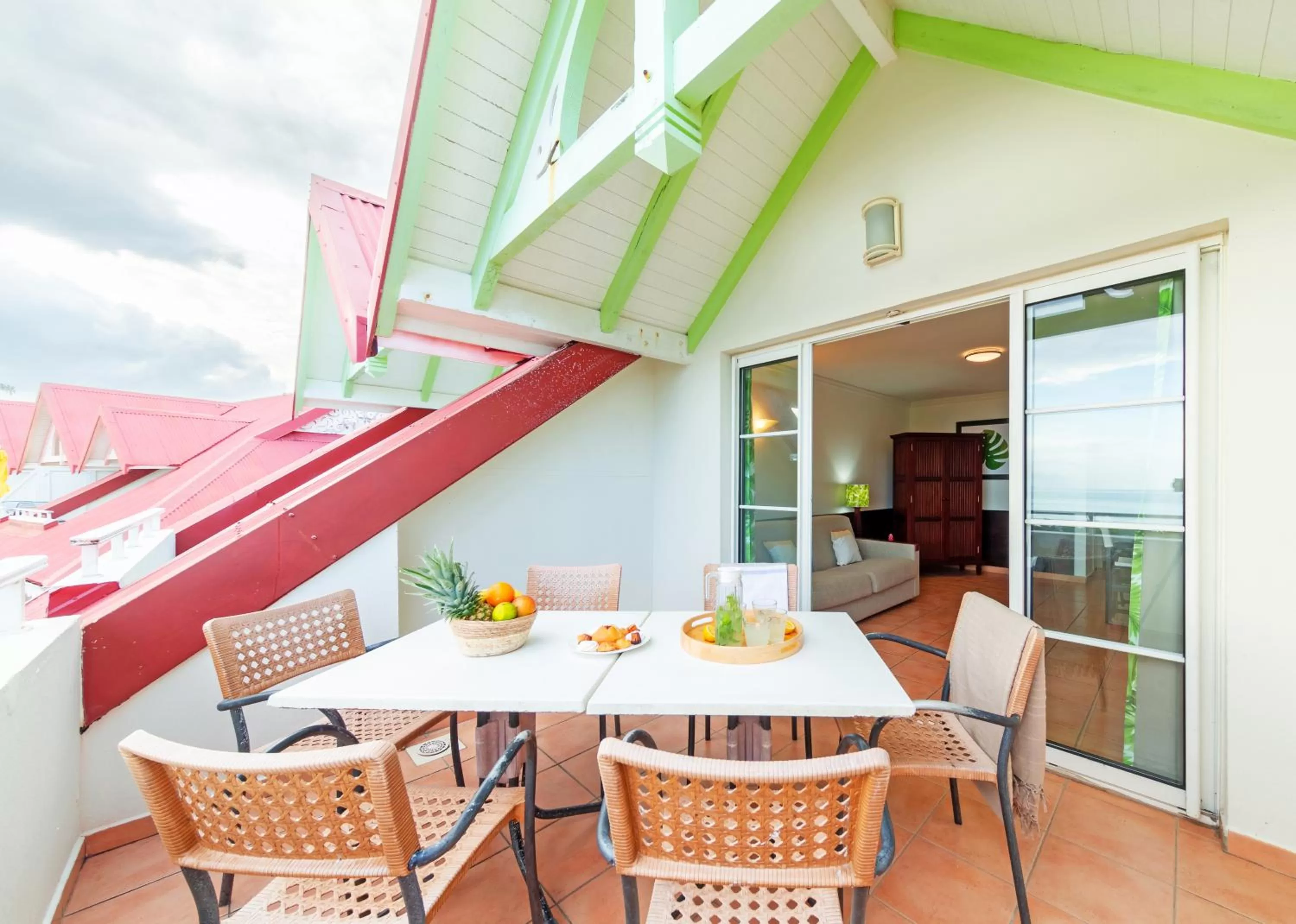 Patio in Village Pierre & Vacances Sainte Anne