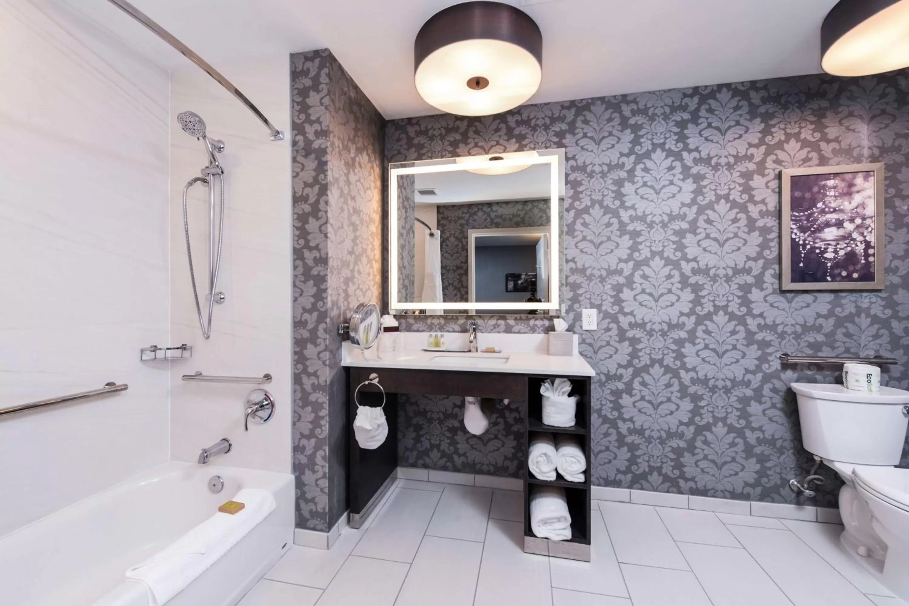 Bathroom in DoubleTree by Hilton Utica