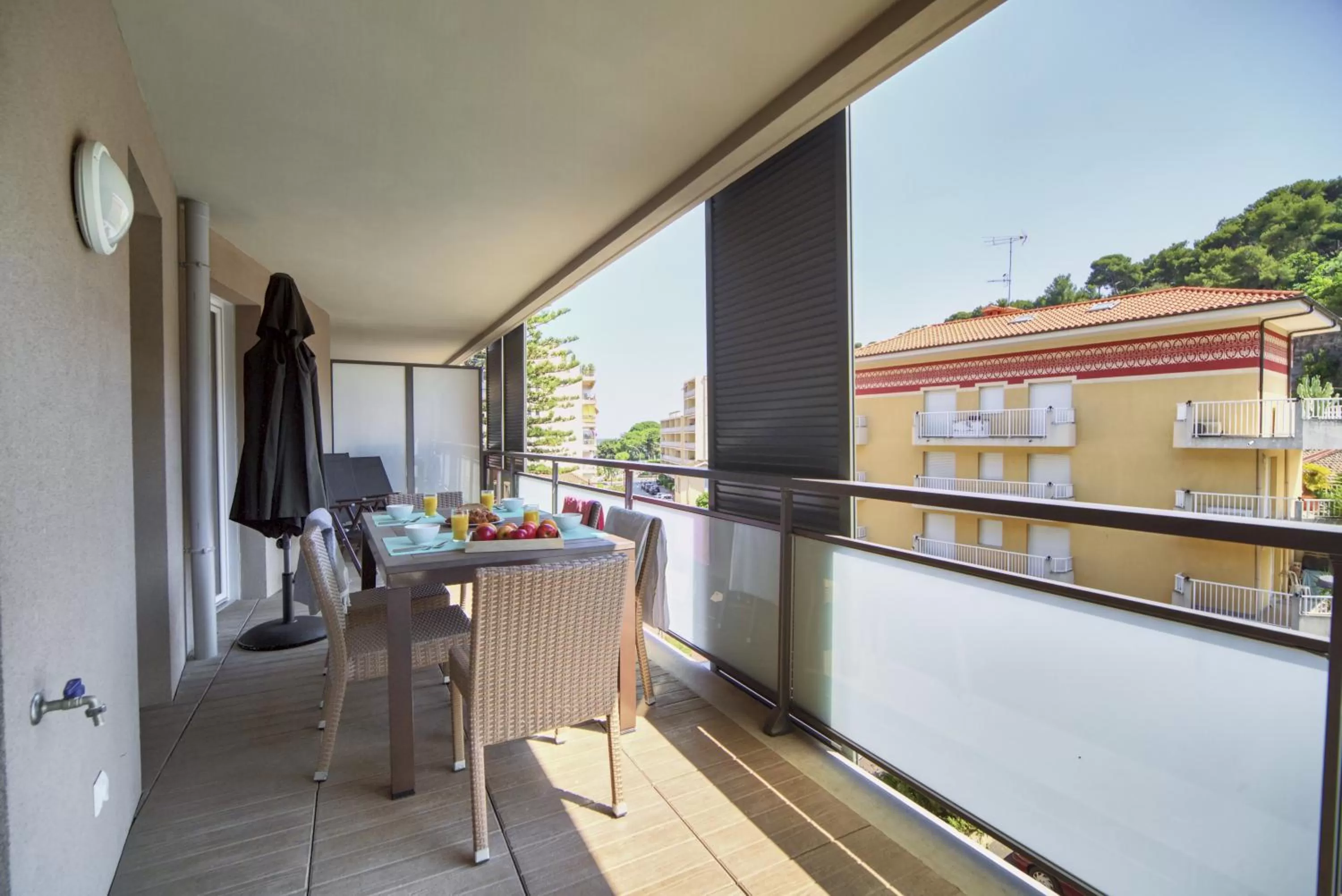 Patio in Résidence Pierre & Vacances Premium Julia Augusta