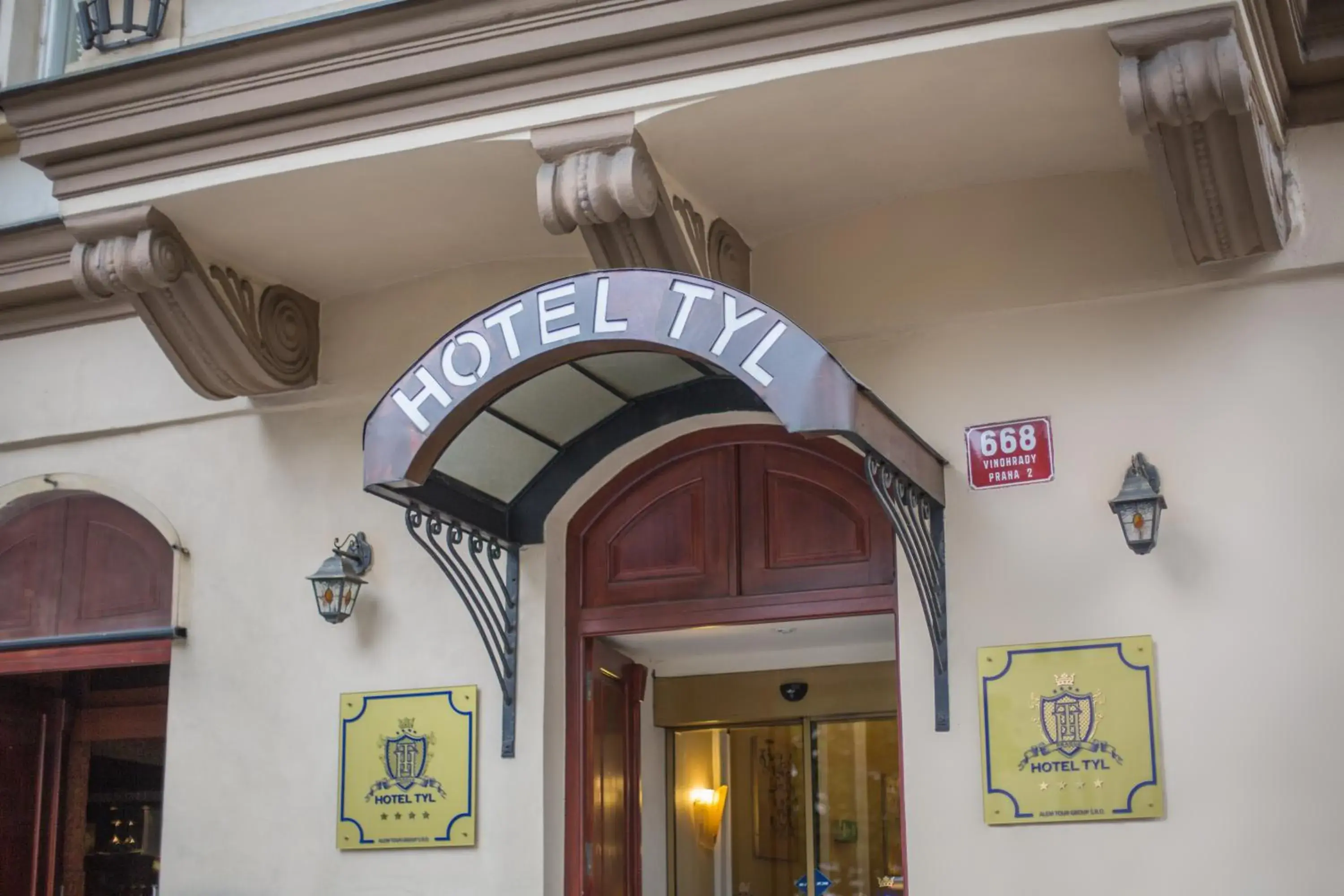 Facade/entrance in Hotel Tyl